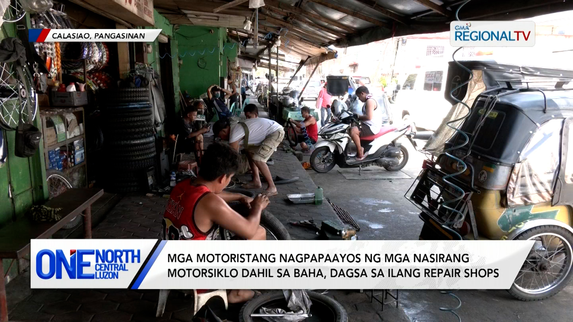 Mga motoristang nagpapaayos ng motorsiklo, dagsa sa repair shops | One North Central Luzon
