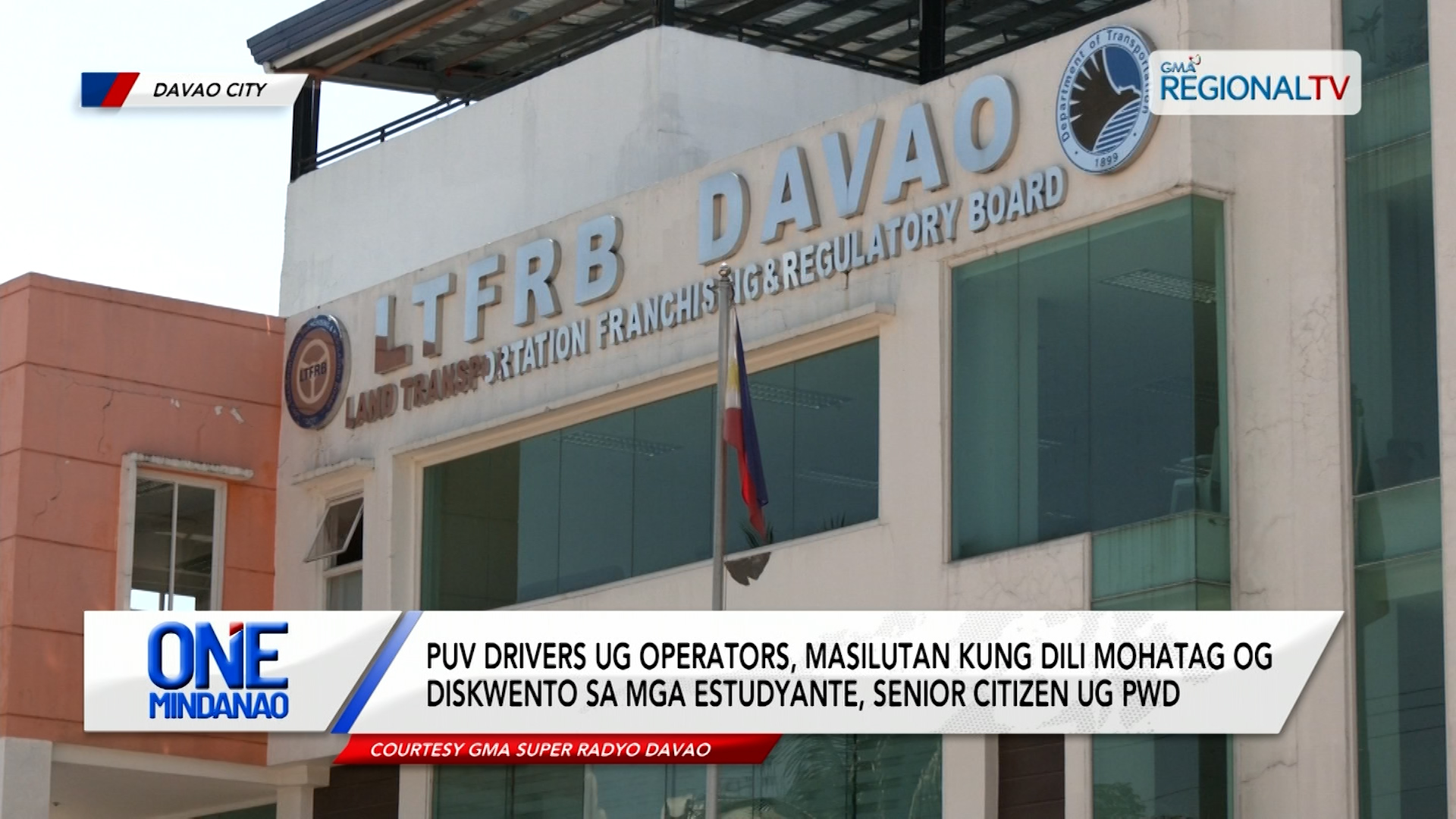 PUV drivers ug operators, masilutan kung dili mohatag og diskwento | One Mindanao