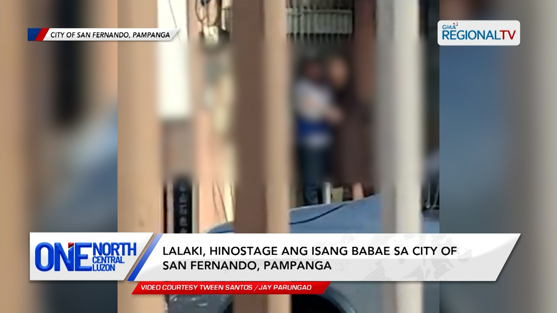 Lalaki, hinostage ang isang babae sa City of San Fernando, Pampanga | One North Central Luzon
