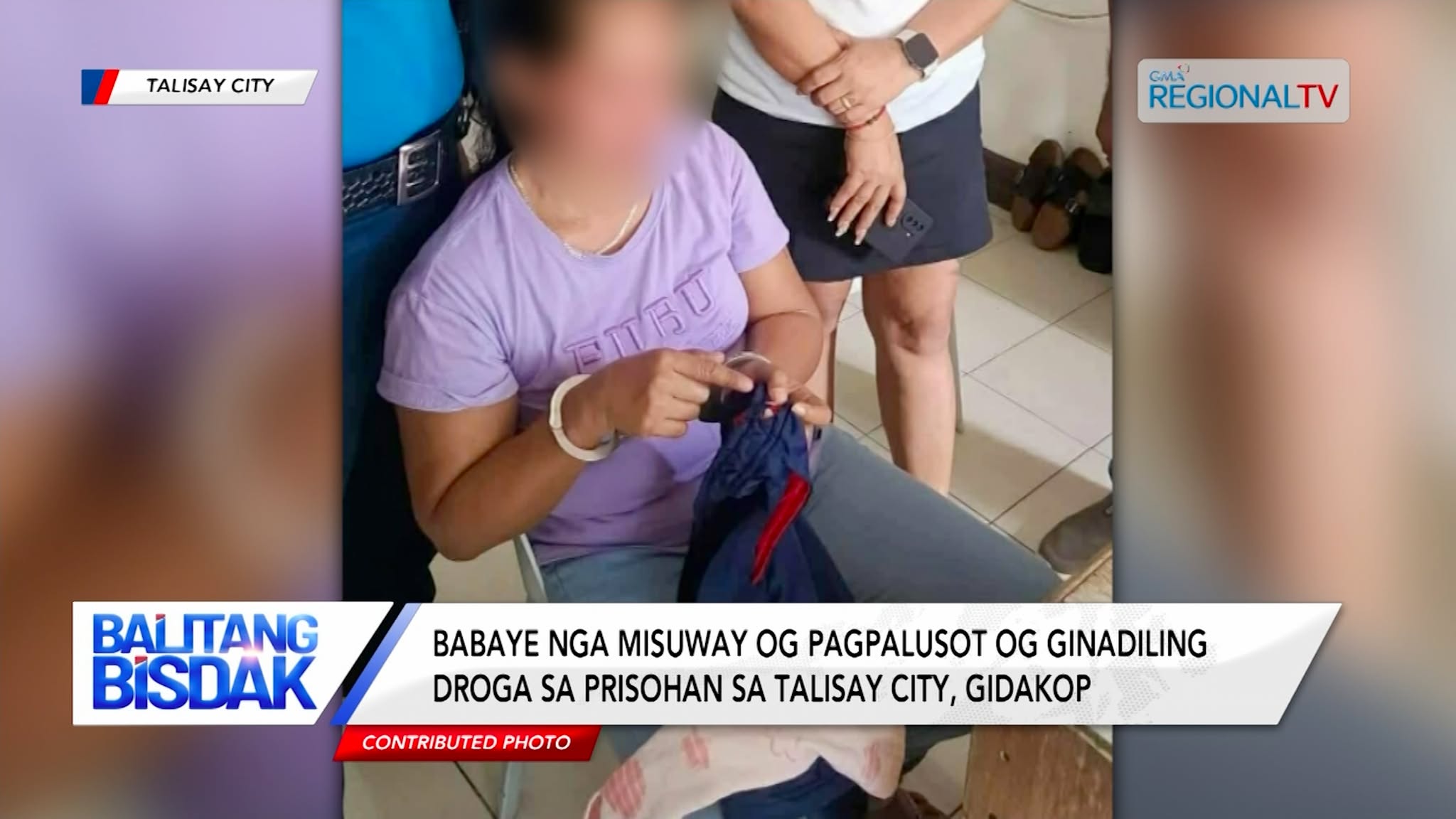 Babayi nga Misuway og Pagpalusot og Ginadiling Drogas sa Prisohan, Gidakop | Balitang Bisdak