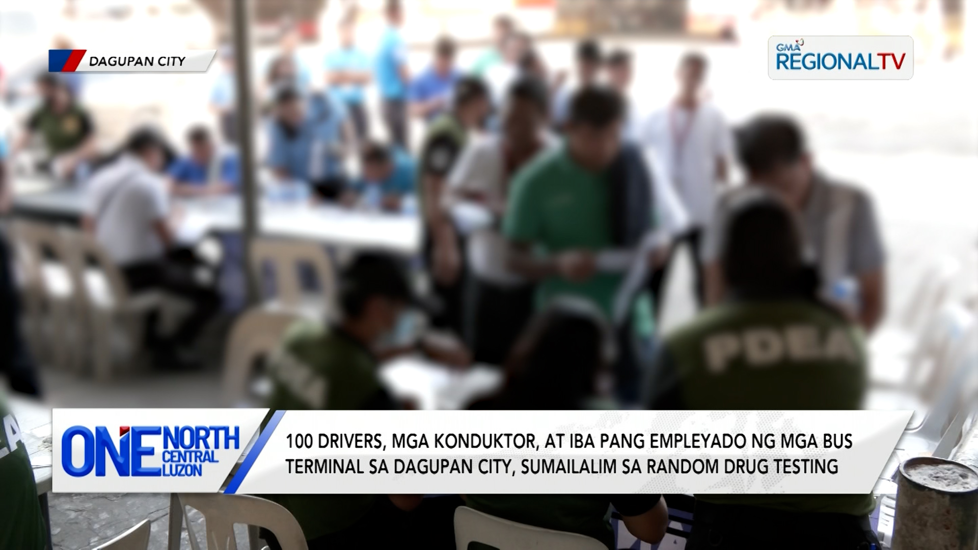 100 drivers at mga konduktor, sumailalim sa random drug testing | One North Central Luzon