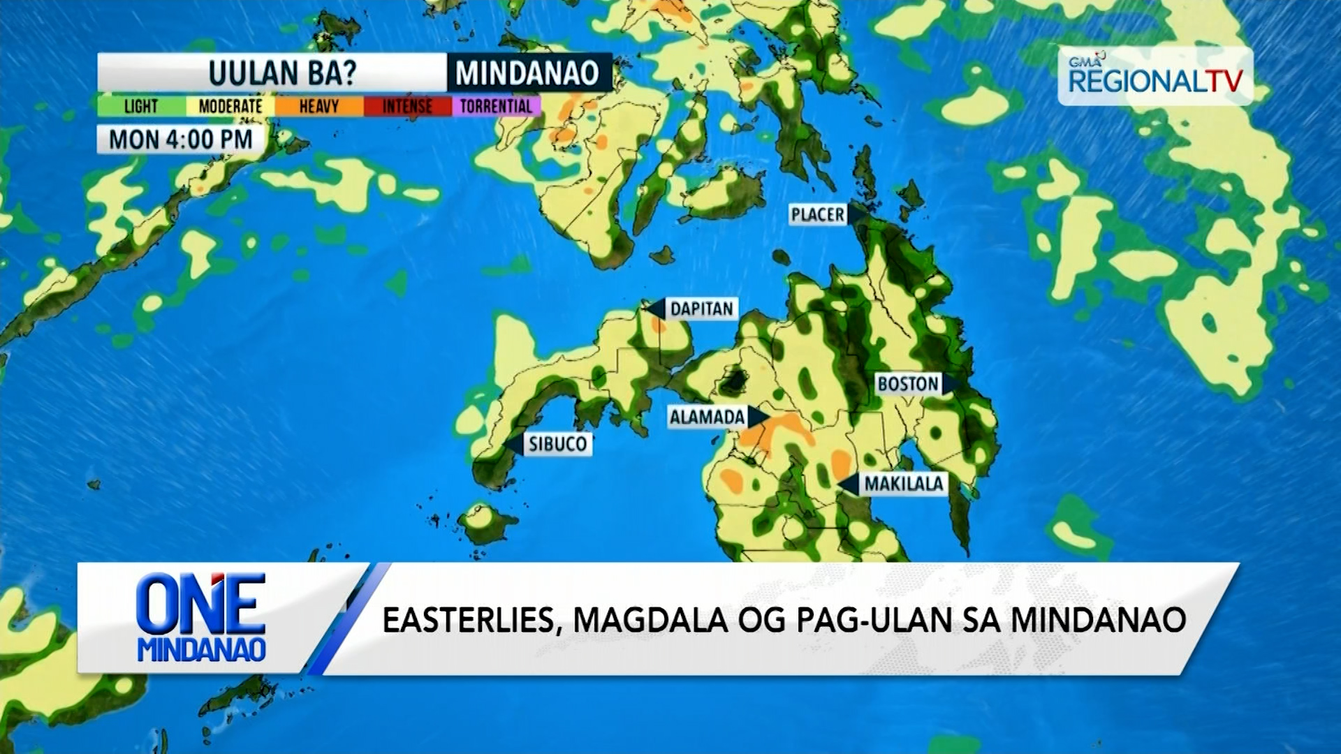 Easterlies, magdala og pag-ulan sa Mindanao | One Mindanao