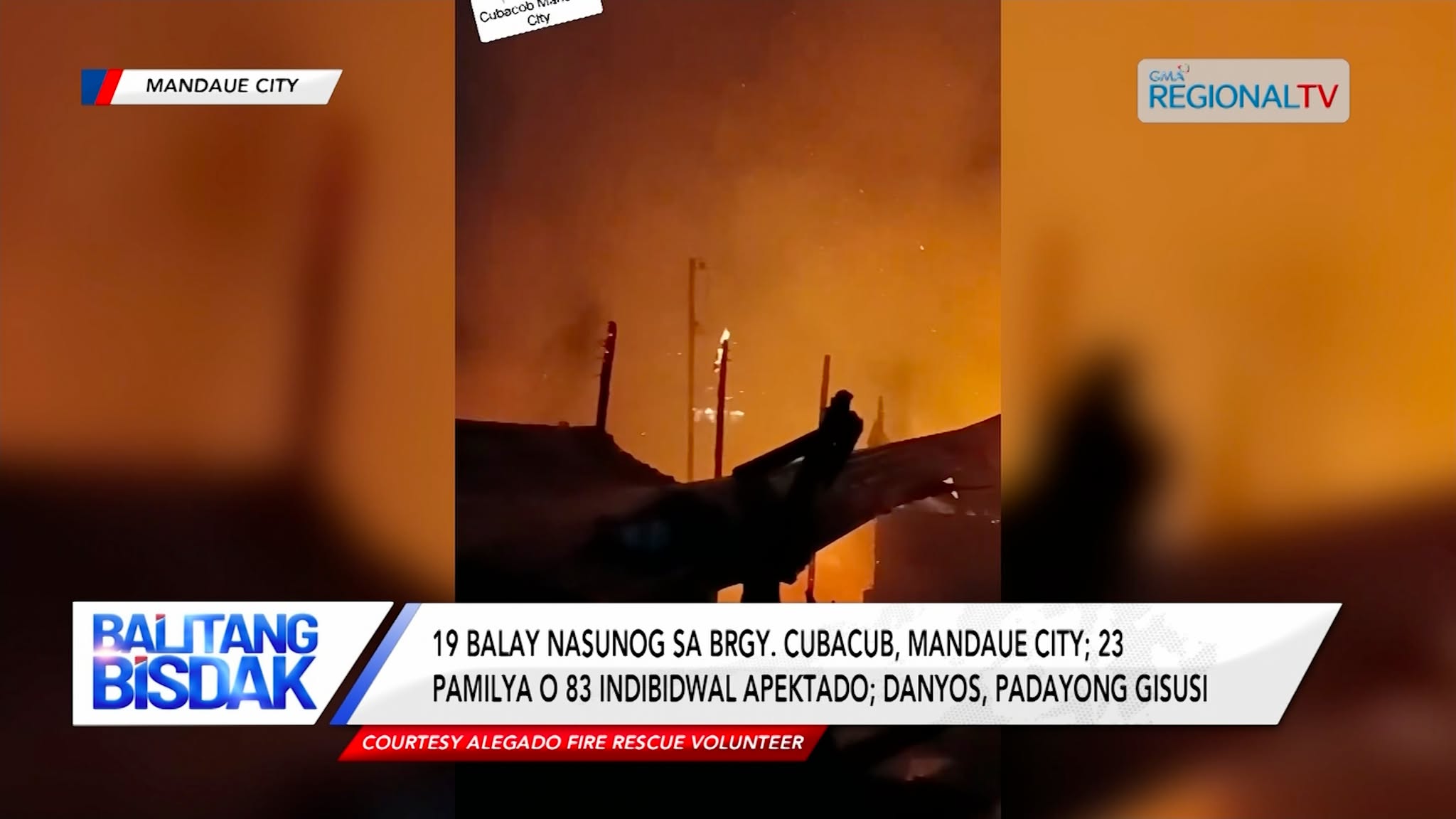 19 ka mga Panimay sa Mandaue City, Nasunog; Usa ka Tawo, Nasunog Apil | Balitang Bisdak