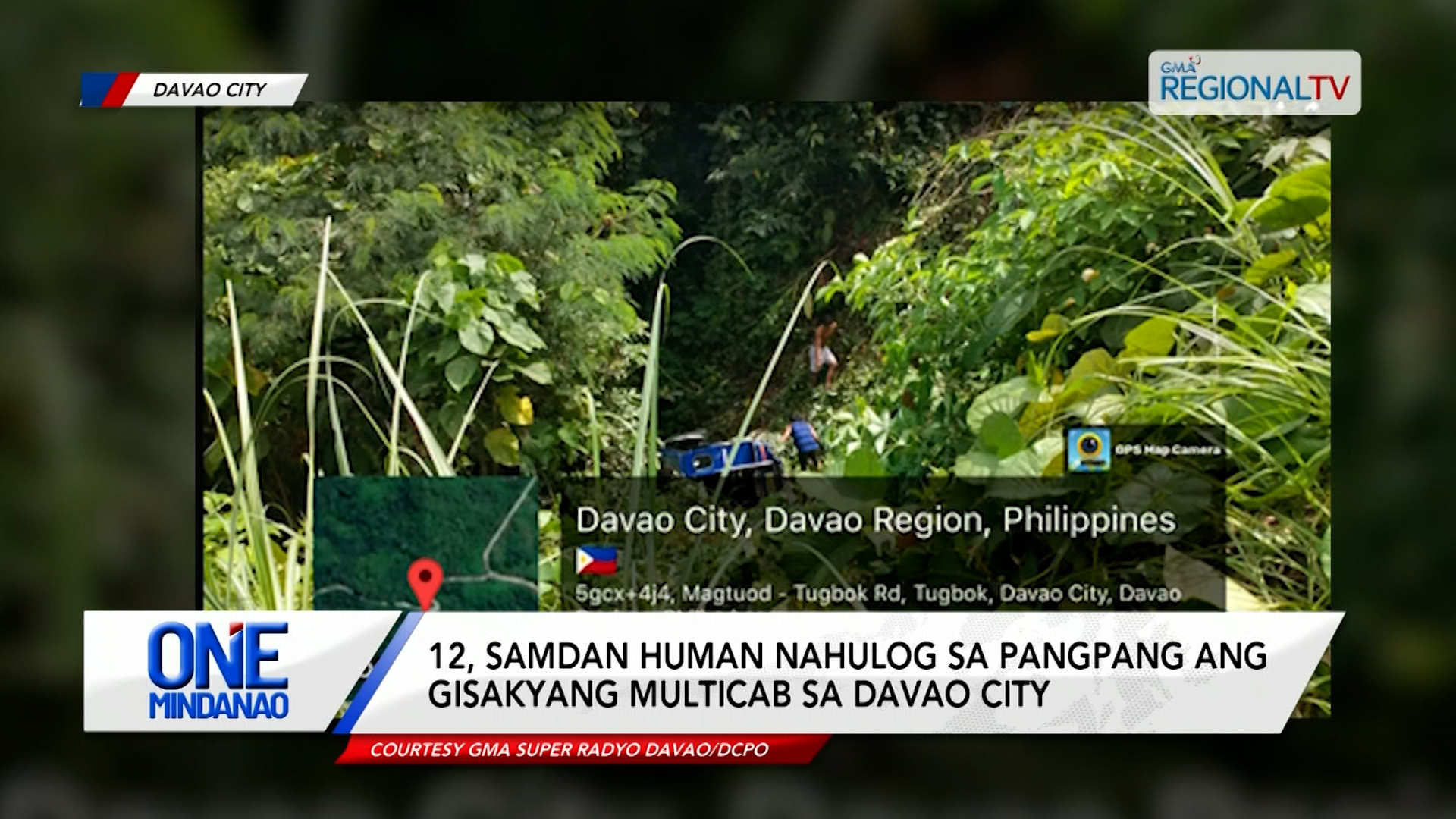 12, samdan human nahulog sa pangpang ang gisakyang multicab | One Mindanao