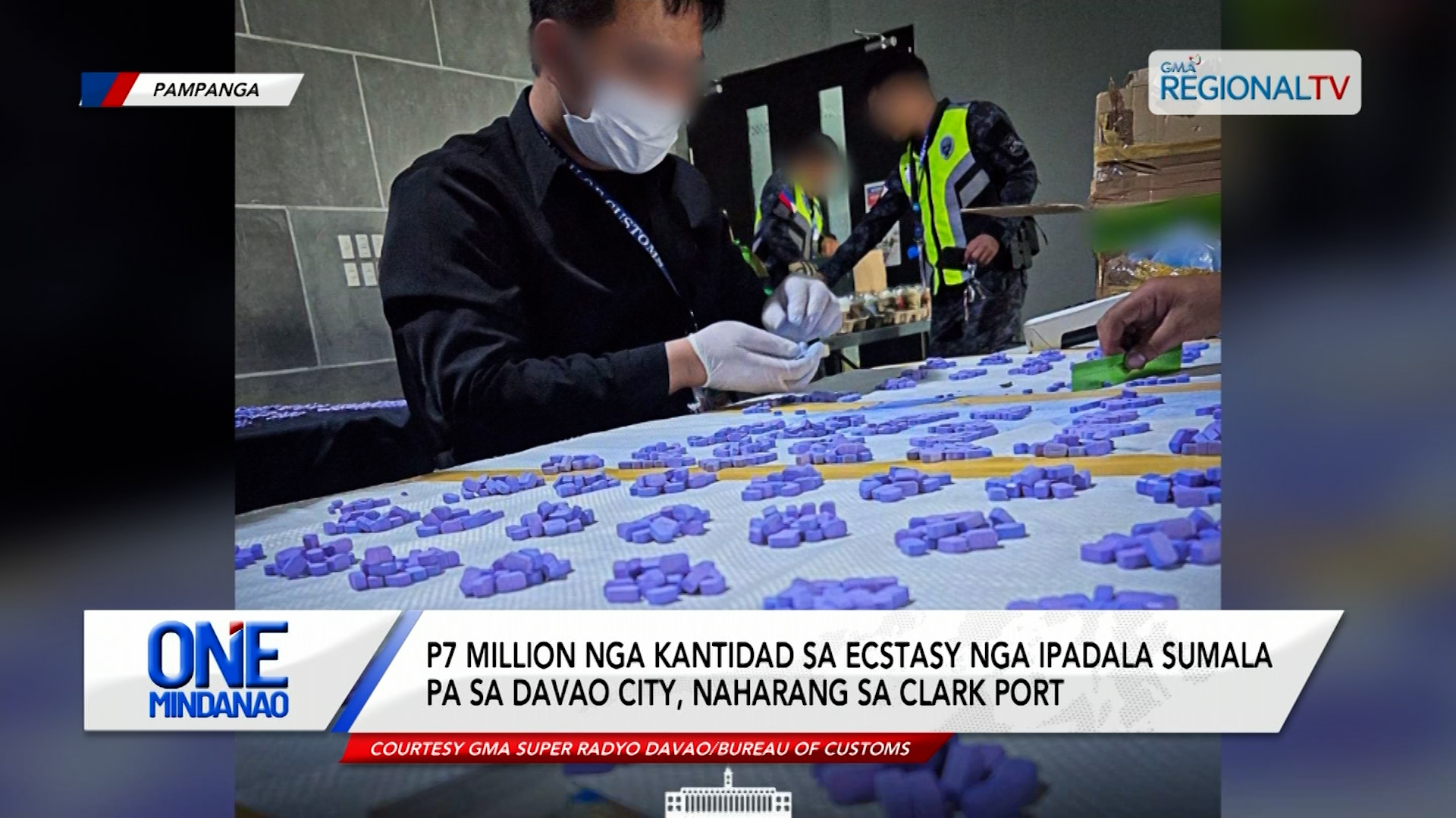 P7 million nga kantidad sa ecstasy nga ipadala sumala pa sa Davao City, naharang | One Mindanao