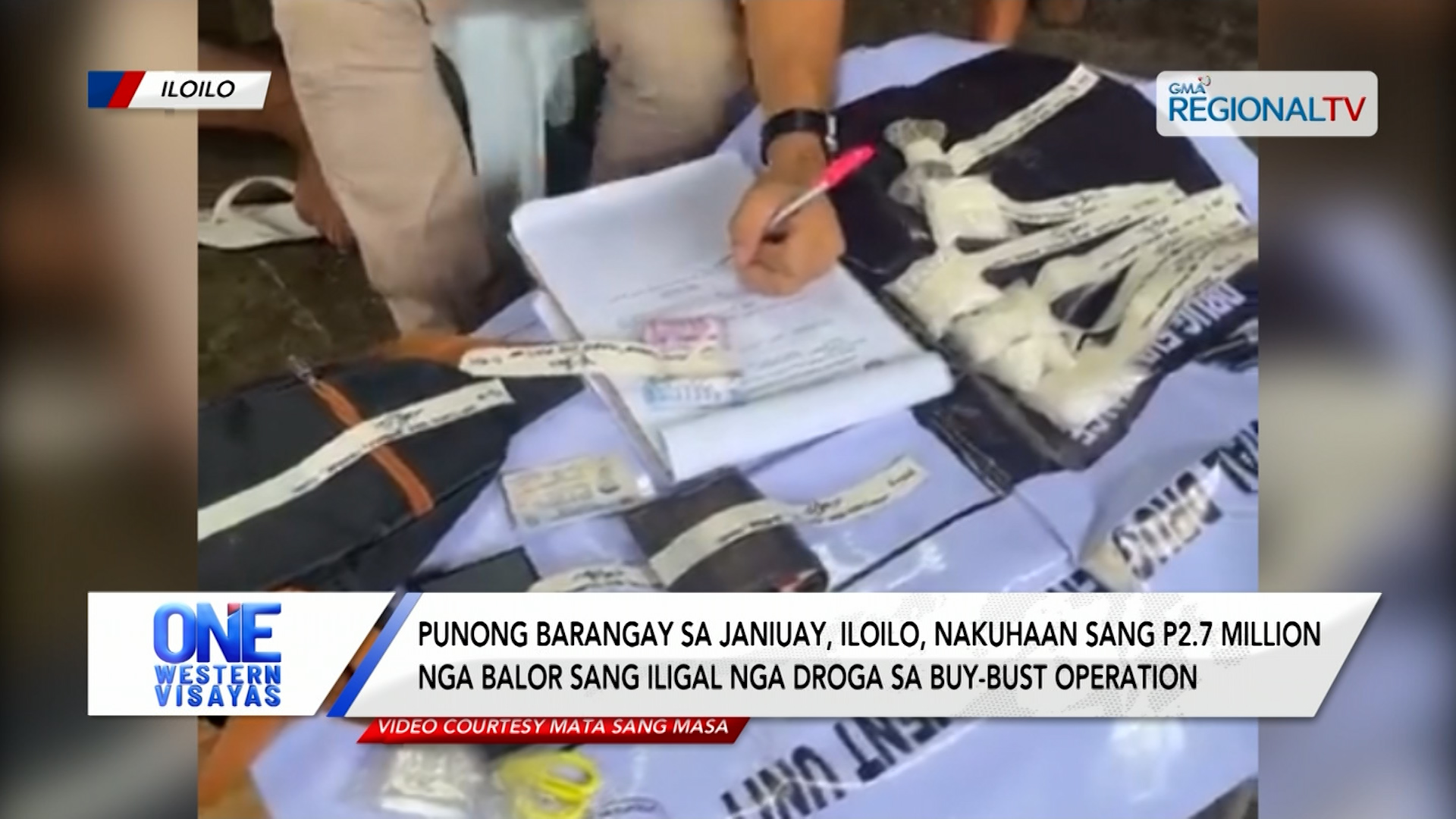 Punong barangay sa Janiuay, Iloilo, nakuhaan sang P2.7 million balor sang shabu| One Western Visayas