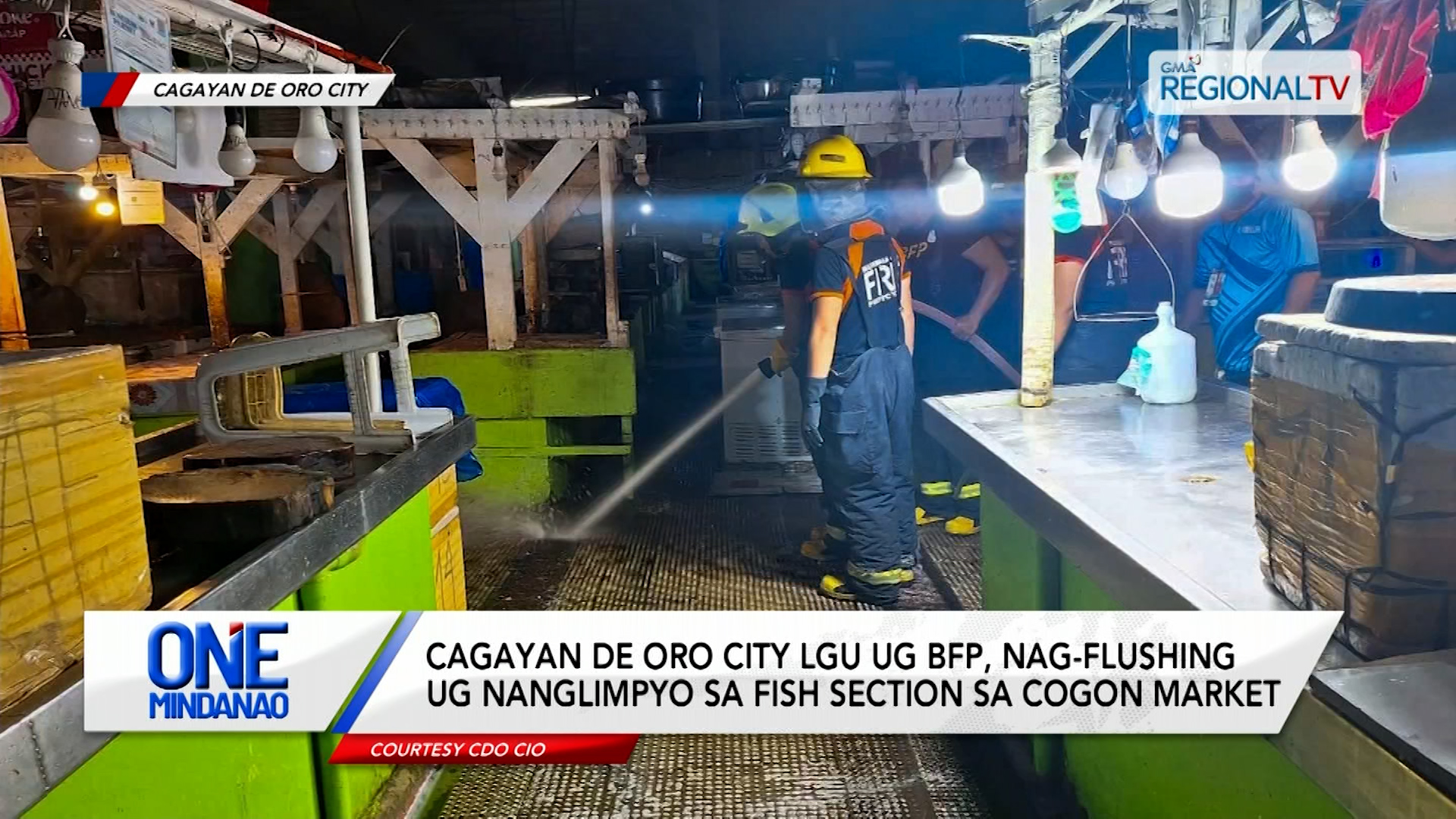 Cagayan de Oro City LGU ug BFP, nag-flushing ug nanglimpyo | One Mindanao