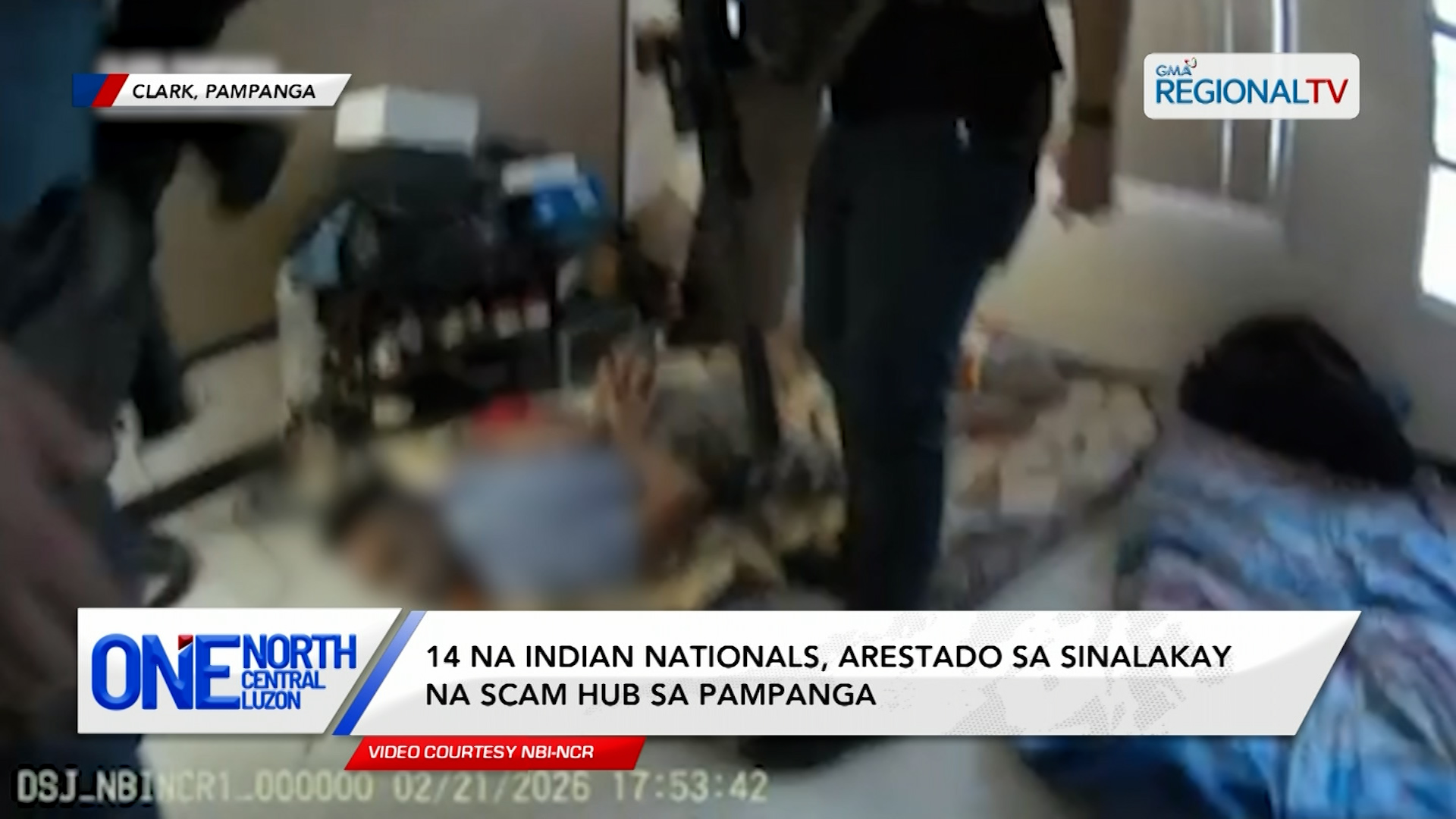 14 na Indian nationals, arestado sa sinalakay na scam hub sa Pampanga | One North Central Luzon