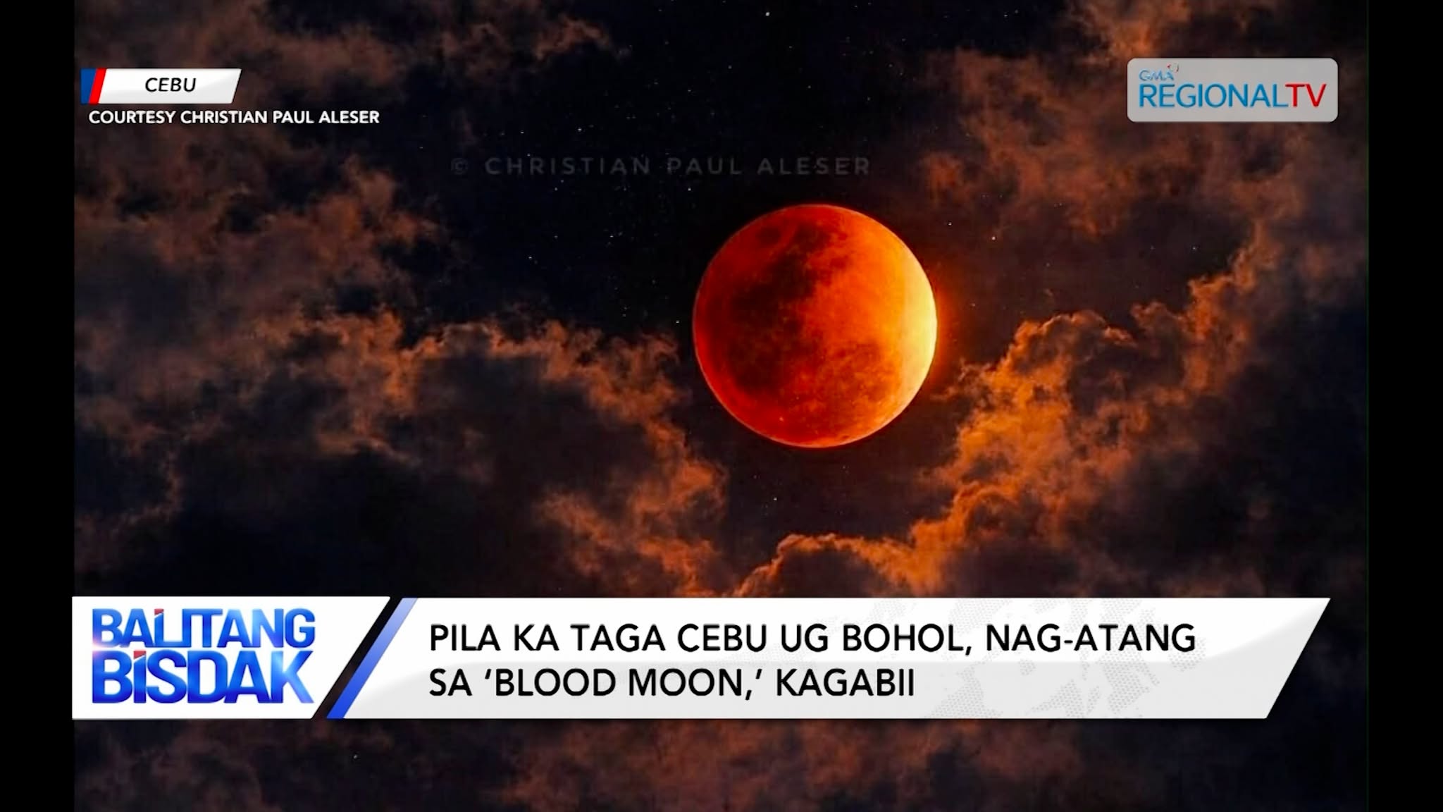 Pila ka taga Cebu ug Bohol, nag-atang sa ‘Blood Moon,’ kagabii | Balitang Bisdak