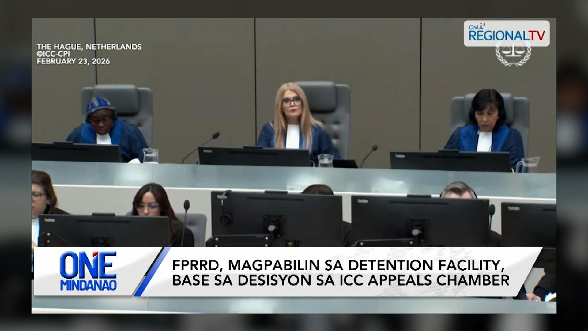 FPRRD, magpabilin sa detention facility | One Mindanao