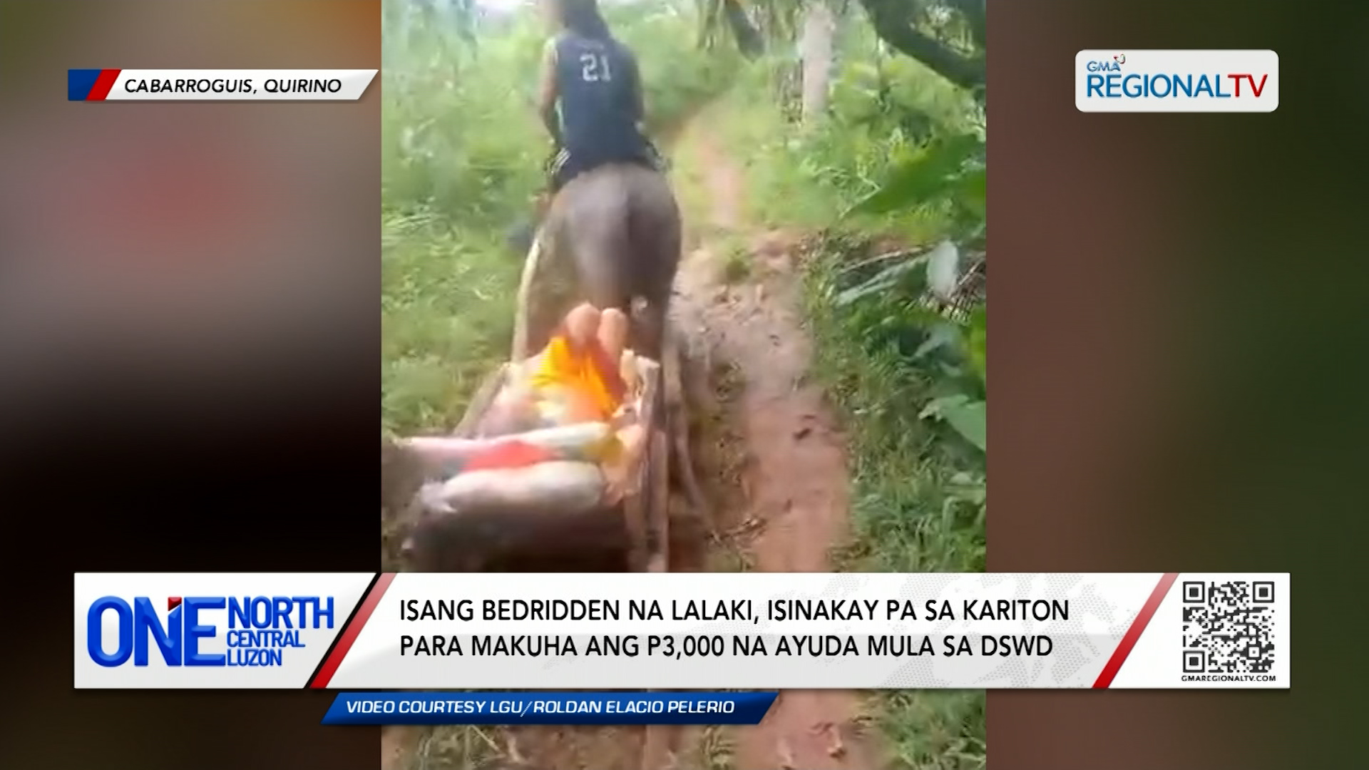 Isang bedridden, isinakay pa sa kariton para makuha ang na ayuda | One North Central Luzon