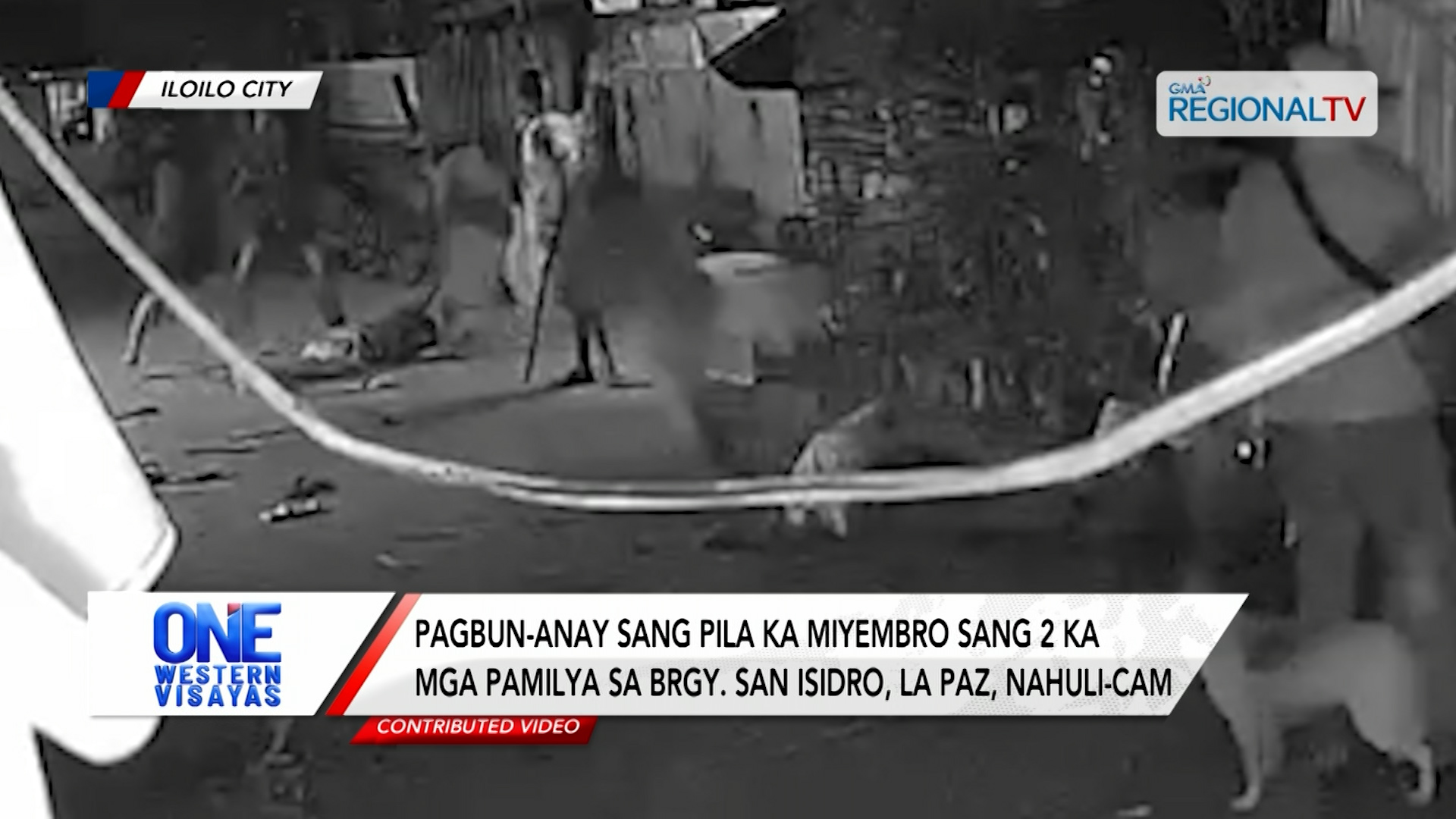 Pagbun-anay sang pila ka miyembro sang 2 ka mga pamilya sa La Paz, nahuli-cam | One Western Visayas