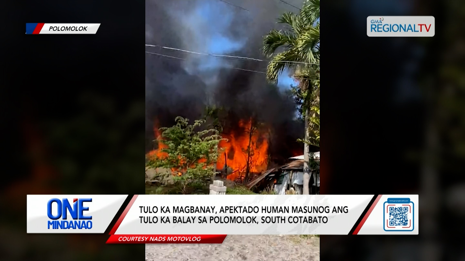 3 pamilya, apektado sa sunog | One Mindanao