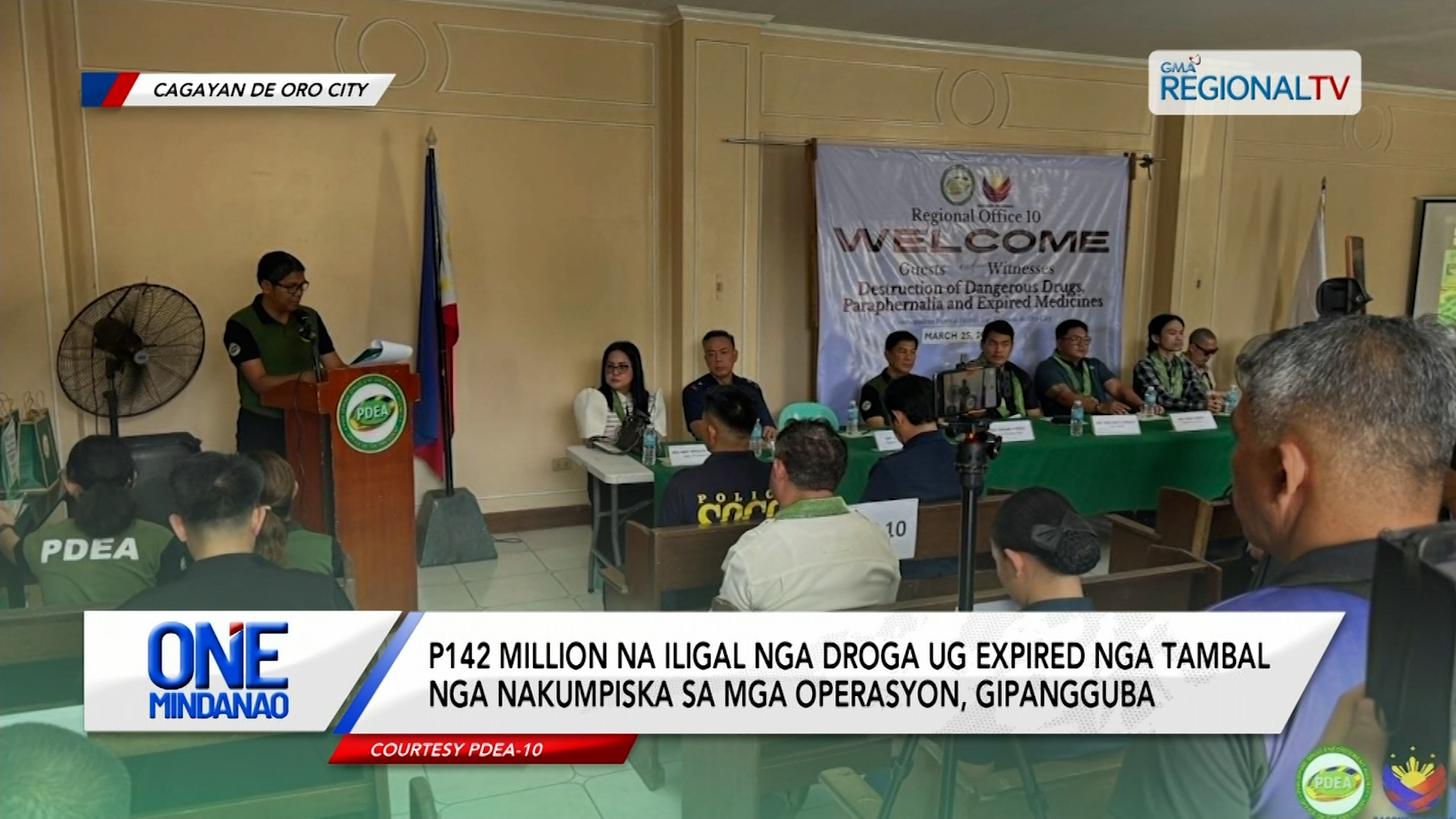 Nakumpiskang iligal drugs ug tambal, gipangguba | One Mindanao