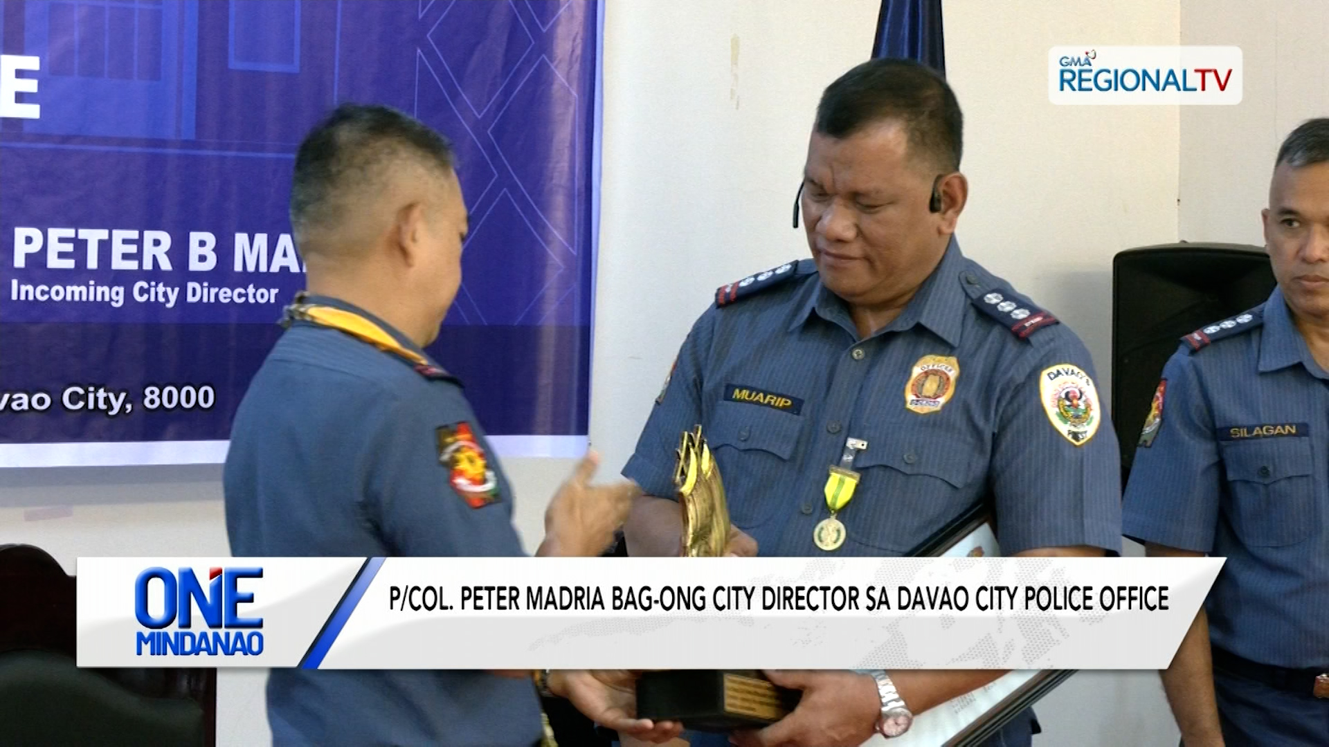 P/Col. Peter Madria, bag-ong city director sa DCPO | One Mindanao