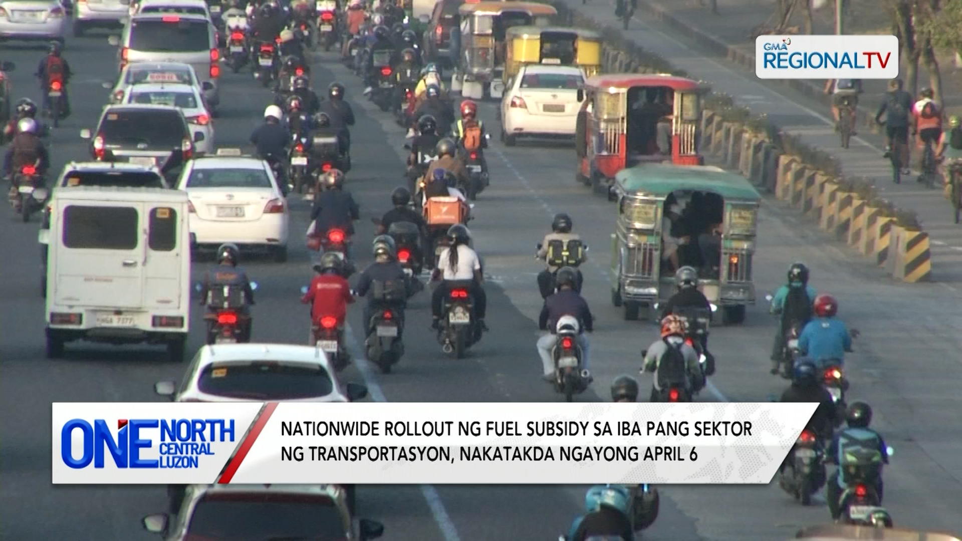 Nationwide rollout ng fuel subsidy sa iba pang sektor ng transportasyon | One North Central Luzon
