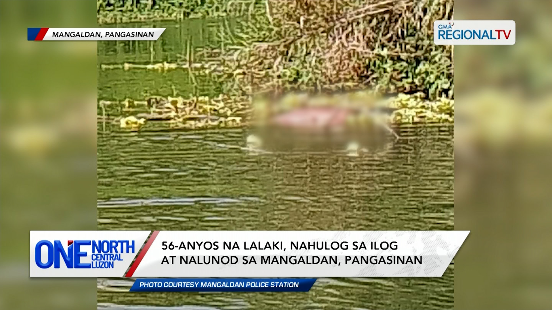 56-anyos na lalaki, nahulog sa ilog at nalunod sa Mangaldan, Pangasinan | One North Central Luzon