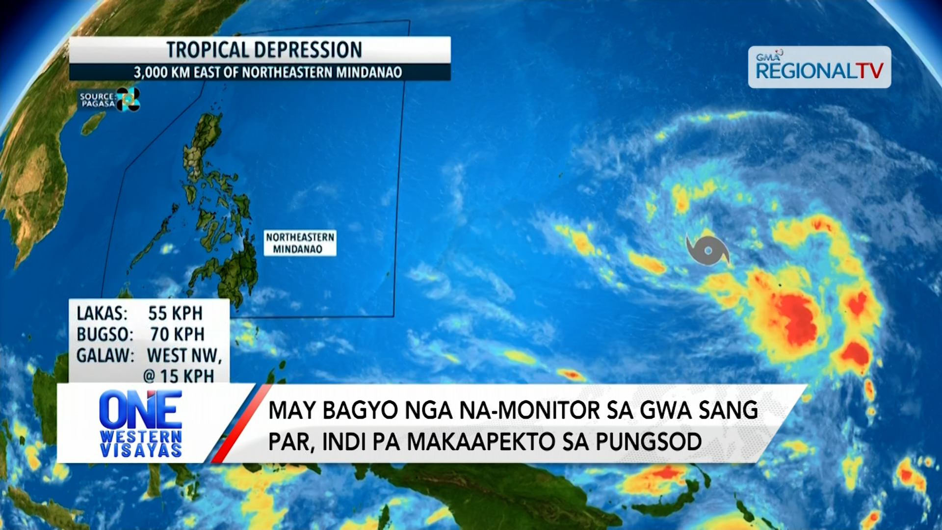 May bagyo nga na-monitor sa gwa sang PAR, indi pa makaapekto sa pungsod | One Western Visayas
