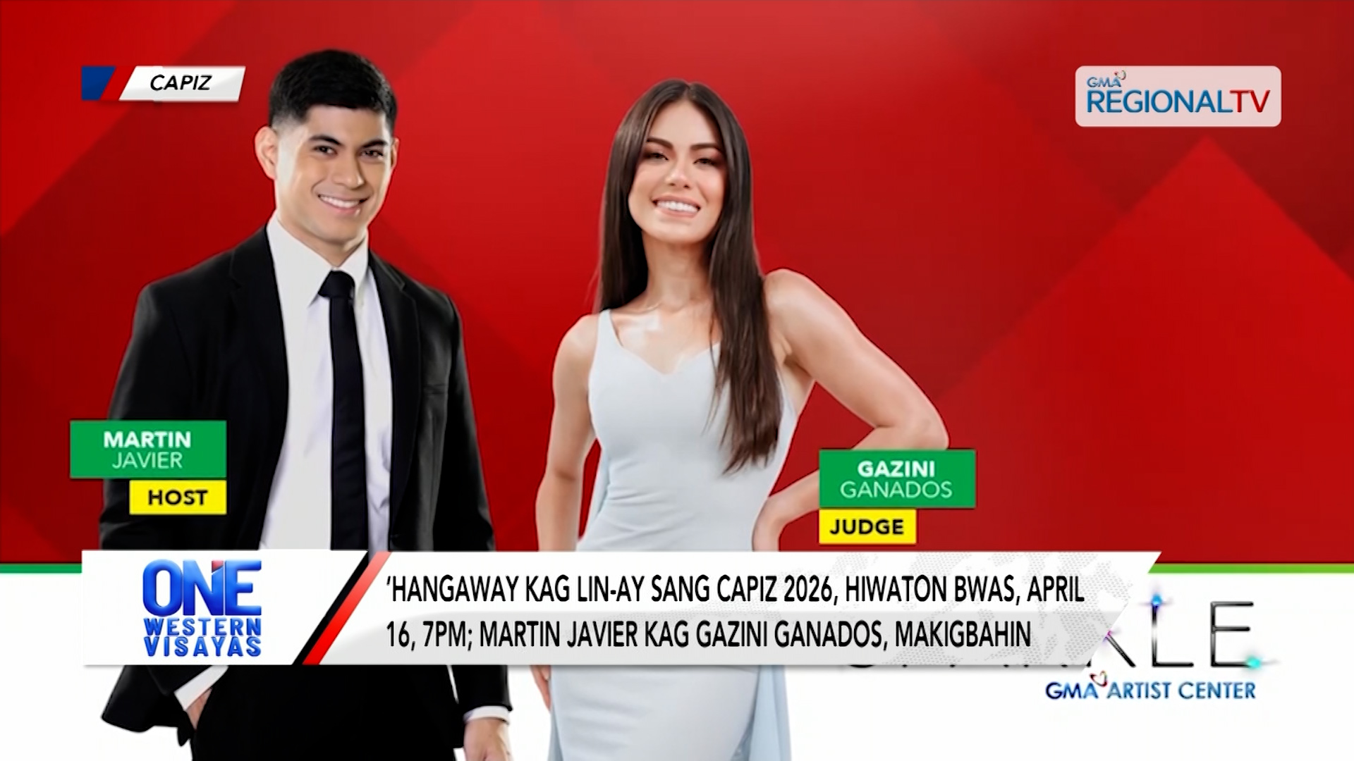‘Hangaway kag Lin-ay sang Capiz 2026 bwas na, April 16, 7pm | One Western Visayas