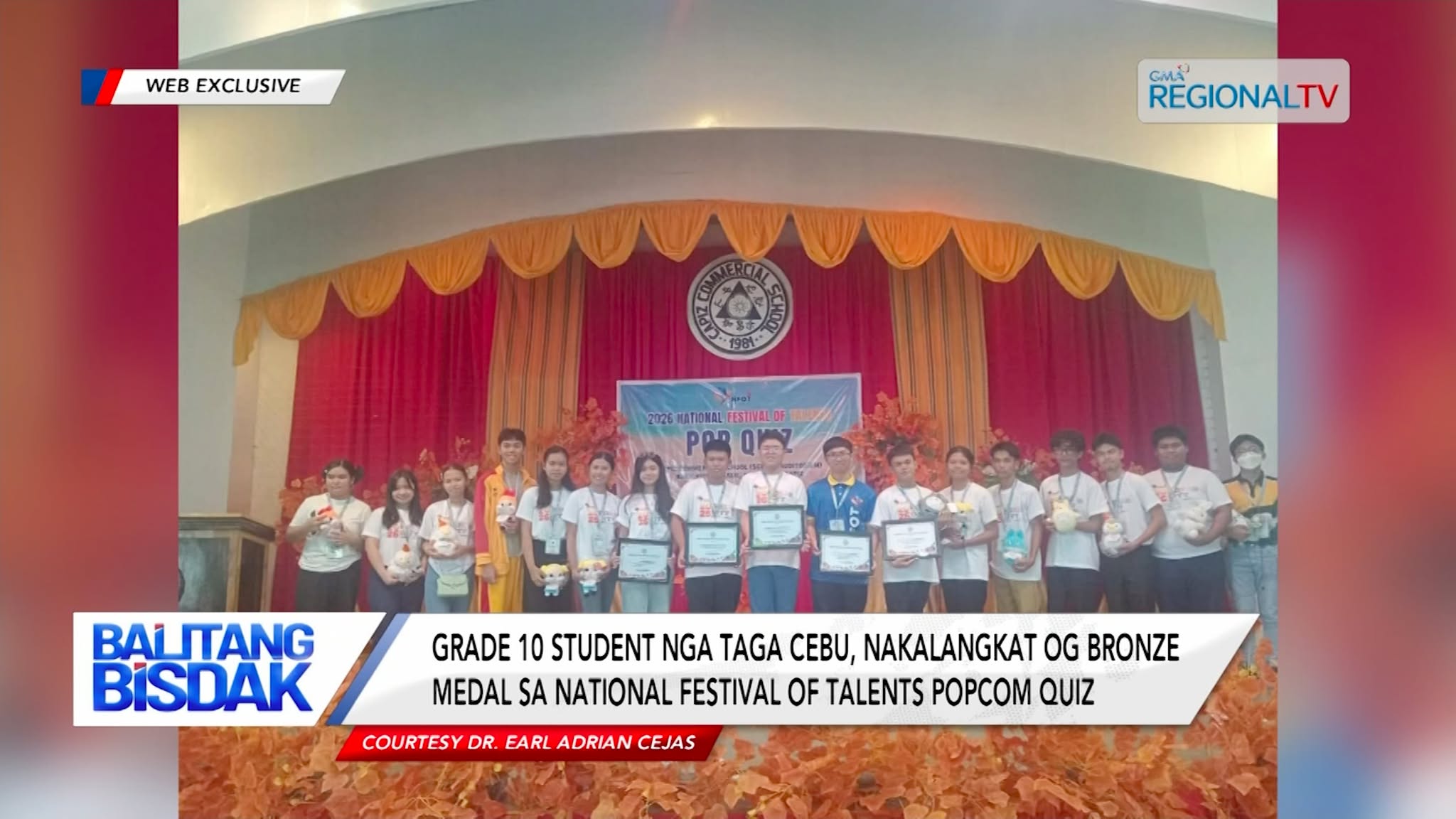 Estudyante nga Taga-Cebu, Nakalangkat og Bronze sa usa ka National Competition | Balitang Bisdak