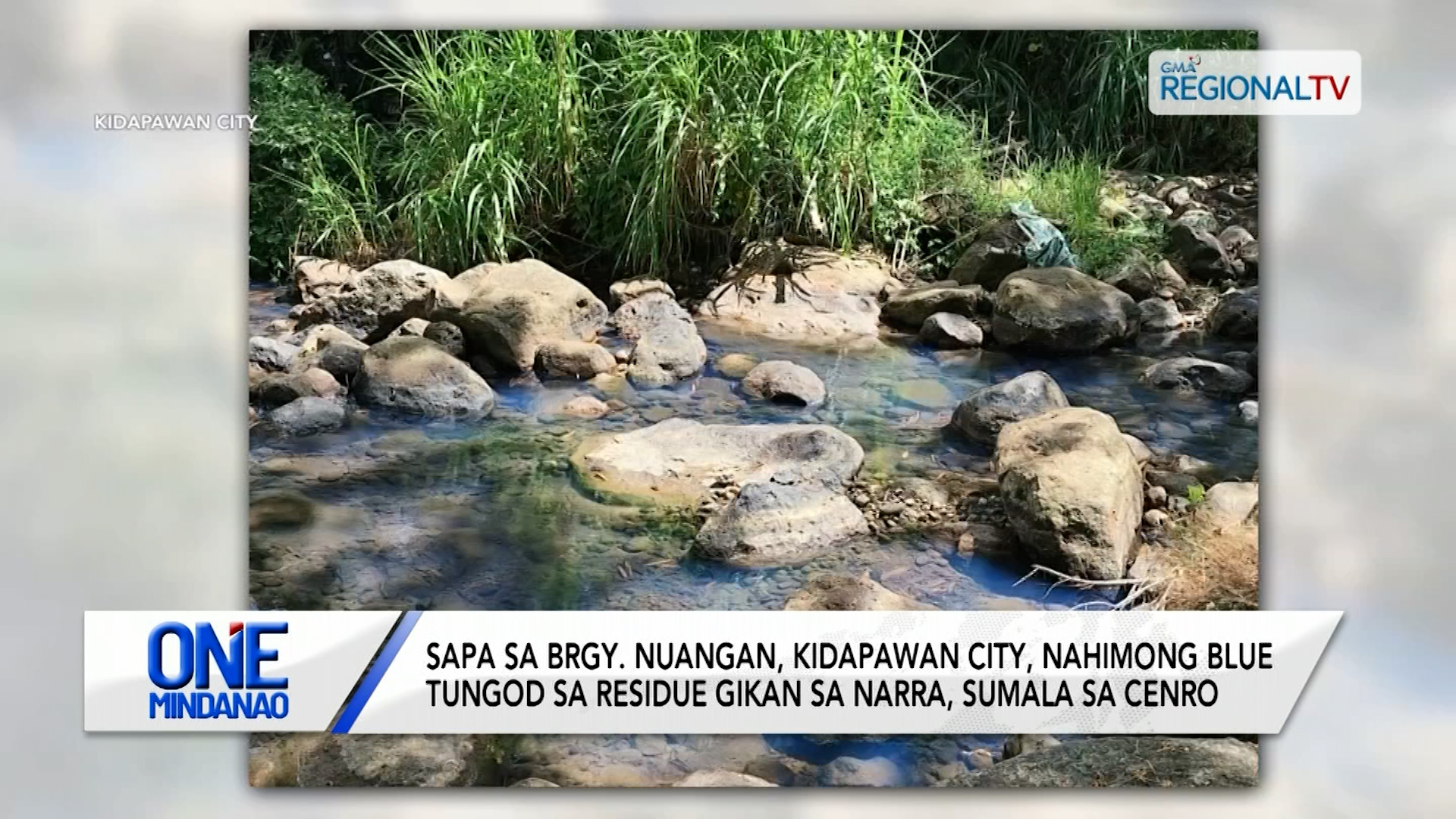 Sapa sa Brgy. Nuangan, Kidapawan City, nahimong blue I One Mindanao