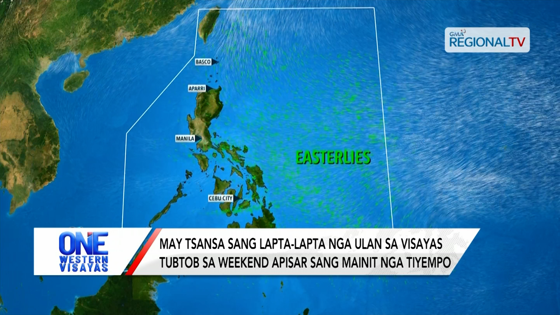 May tsansa sang lapta-lapta nga ulan sa Visayas tubtob sa weekend | One Western Visayas