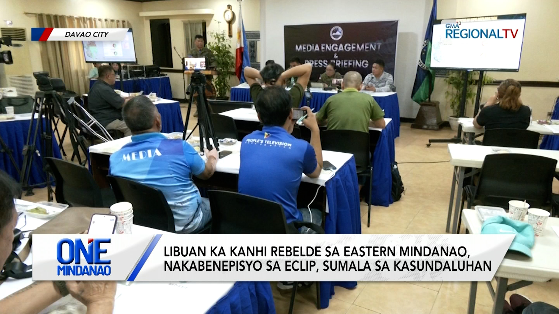Libuan ka kanhi rebelde sa Eastern Mindanao, nakabenepisyo sa ECLIPI One Mindanao