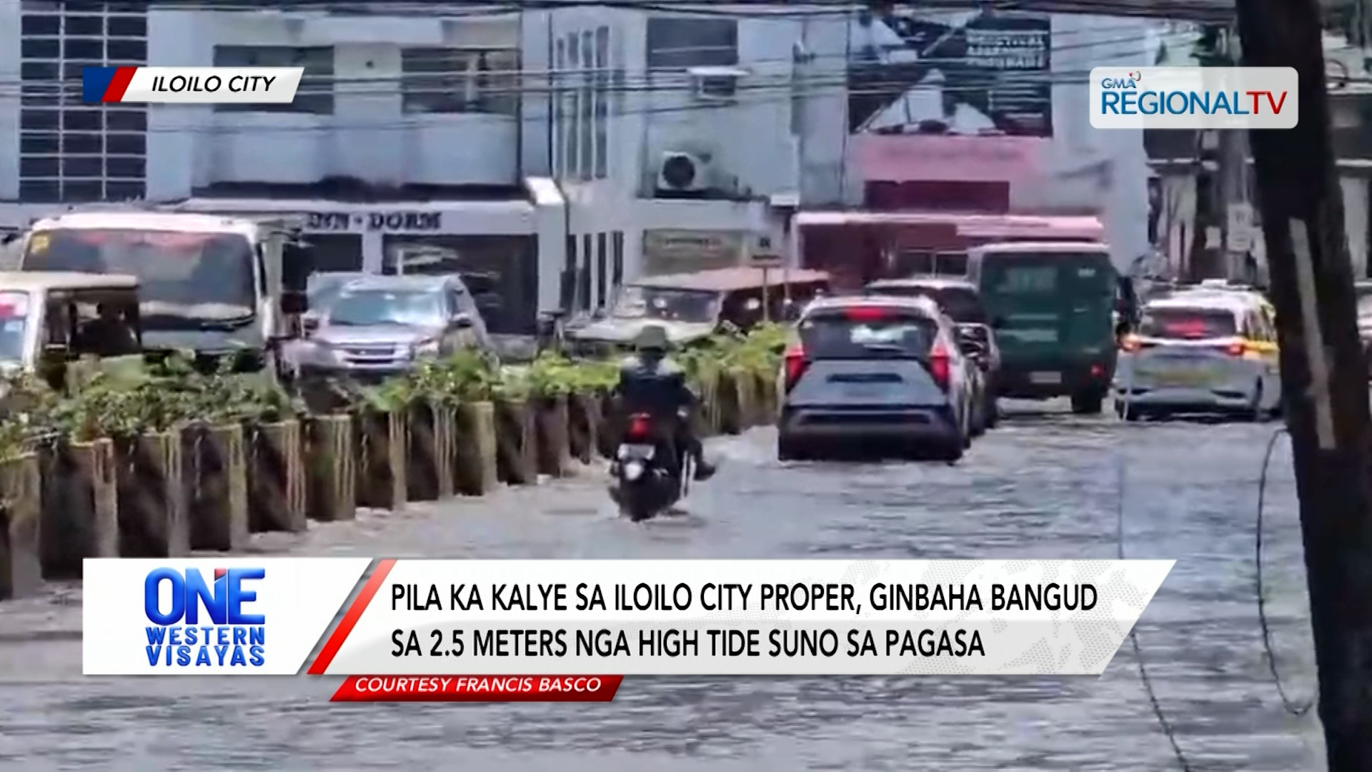 Pila ka kalye sa Iloilo City Proper, ginbaha bangud sa 2.5 meters nga high tide| One Western Visayas