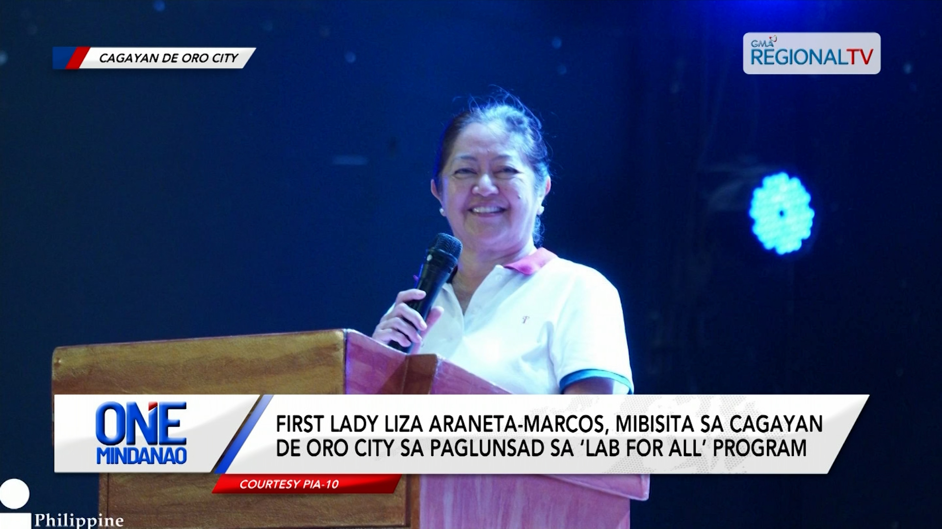 First Lady Liza Araneta-Marcos, mibisita sa Cagayan de Oro City I One Mindanao