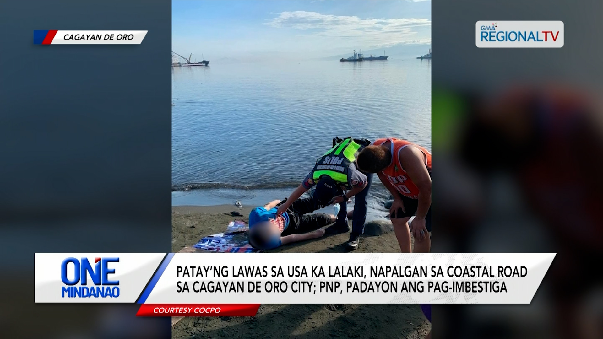 Patay’ng lawas sa usa ka lalaki, napalgan sa coastal road I One Mindanao