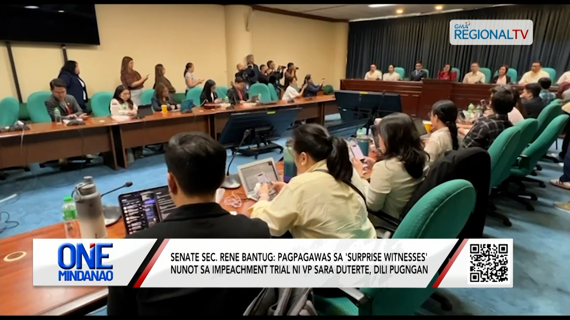 'Surprise Witnesses' nunot sa impeachment trial ni VPSD, dili pugngan I One Mindanao