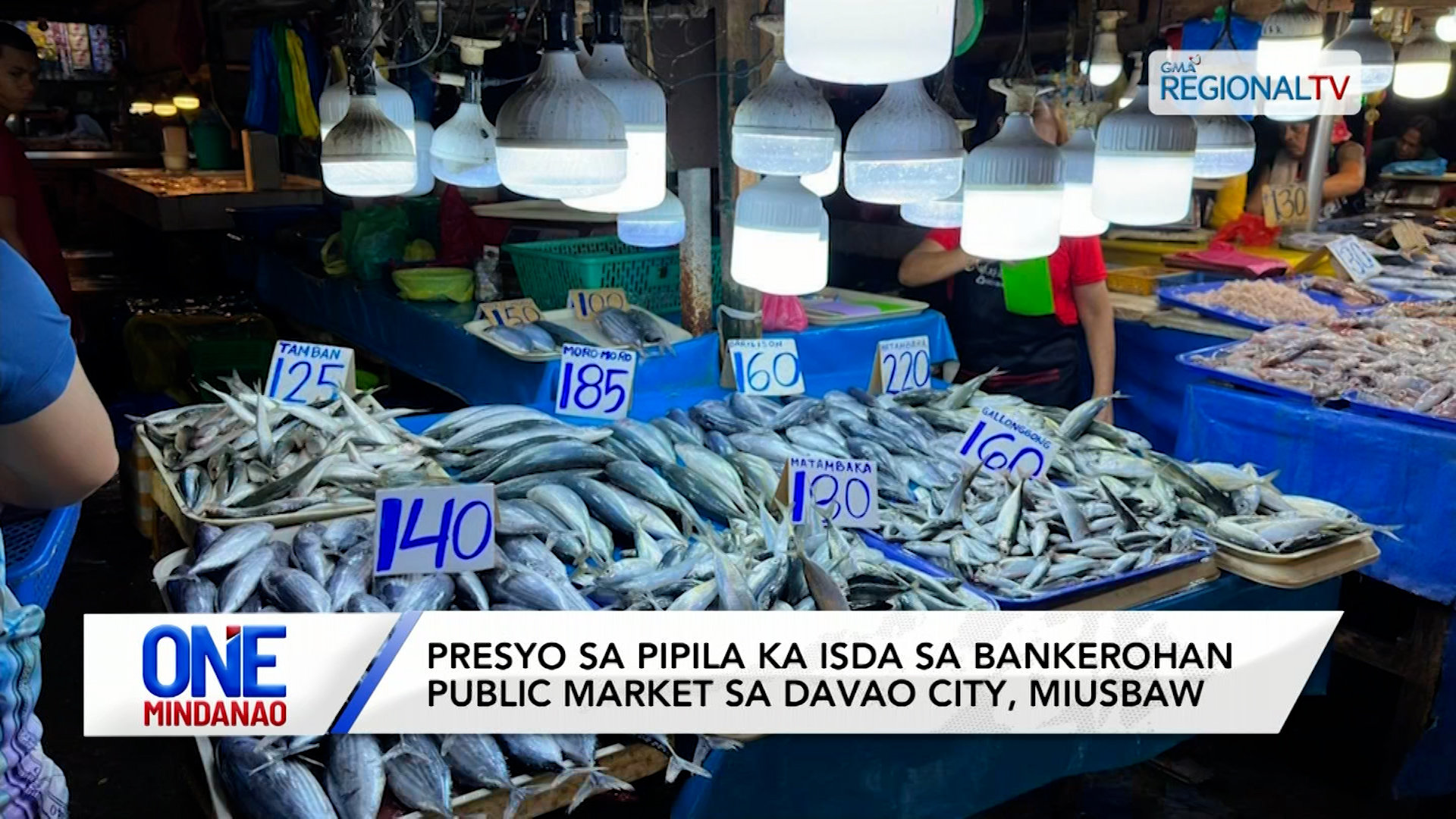 Presyo sa pipila ka isda sa Bankerohan Public Market, miusbaw I One Mindanao