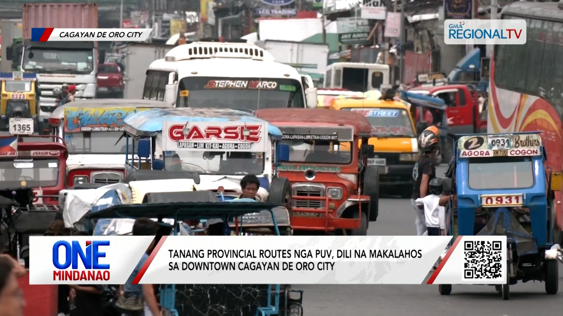 Provincial routes nga PUV, dili na makalahos sa Downtown CDO I One Mindanao