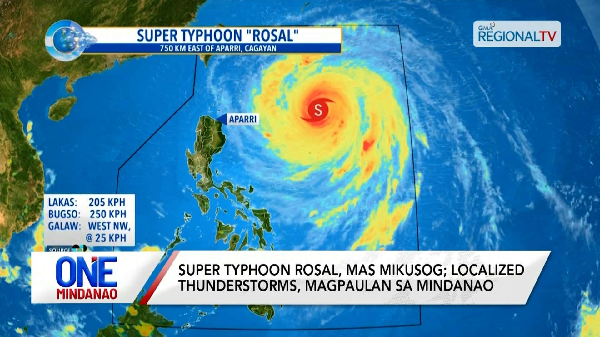 Super Typhoon Rosal, mas mikusog I One Mindanao