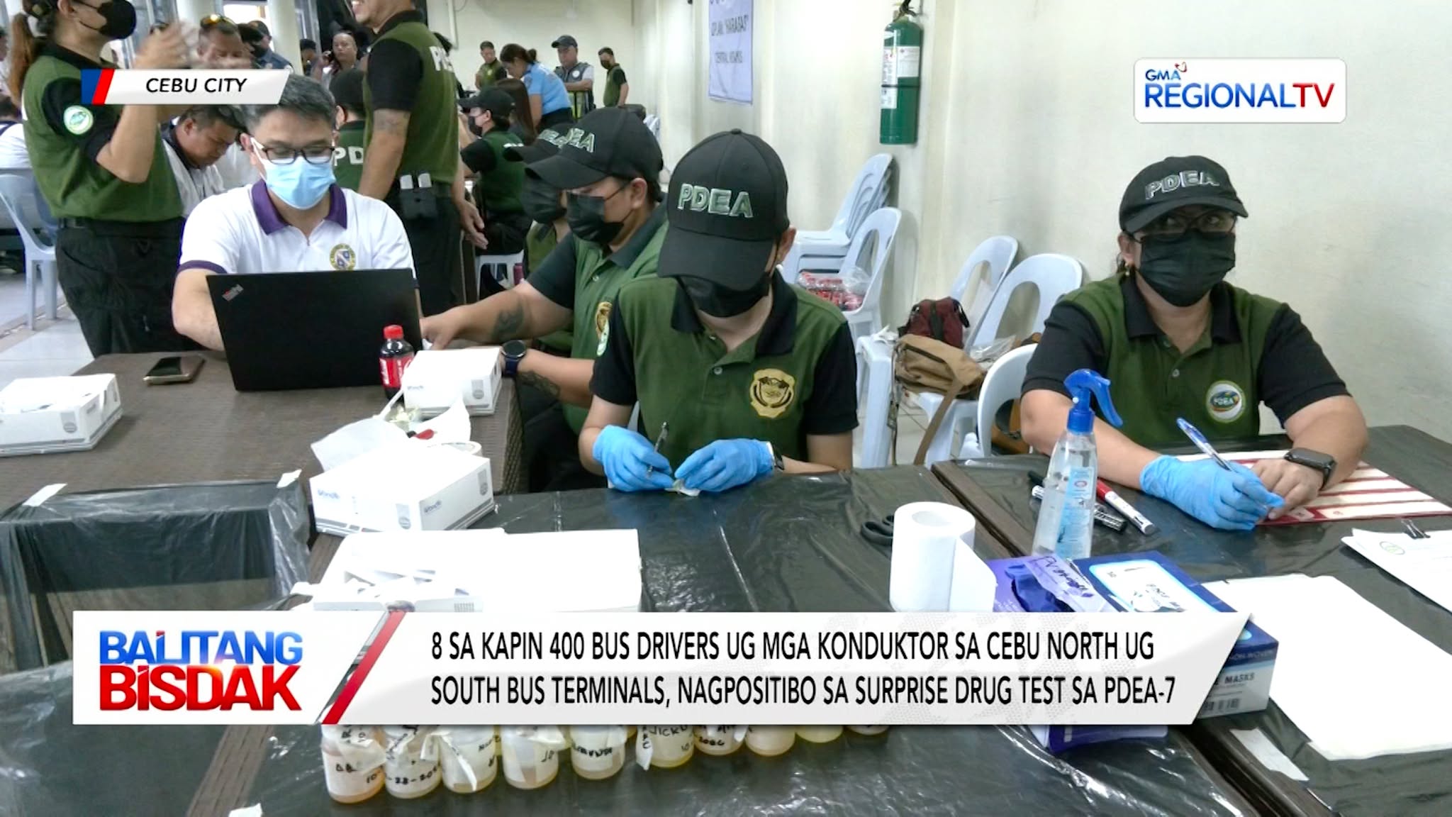 Surprise Drug Test Gipahigayon sa Cebu North ug South Bus Terminal | Balitang Bisdak