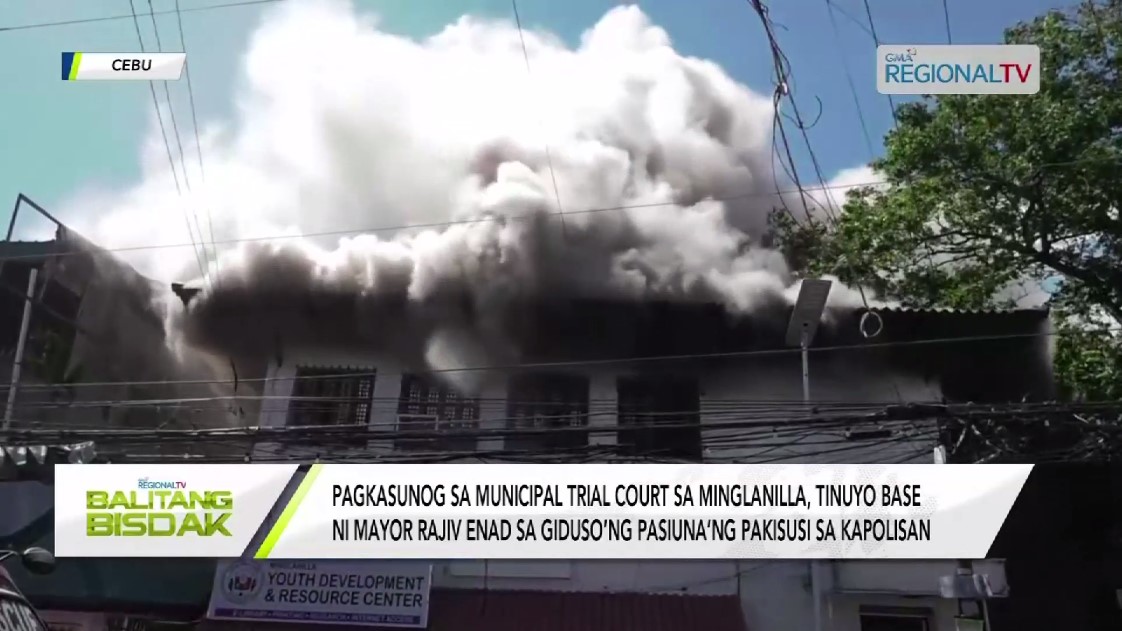MTC building sa Minglanilla, tuyo nga gisunog? 1 patay, 16 na-ospital