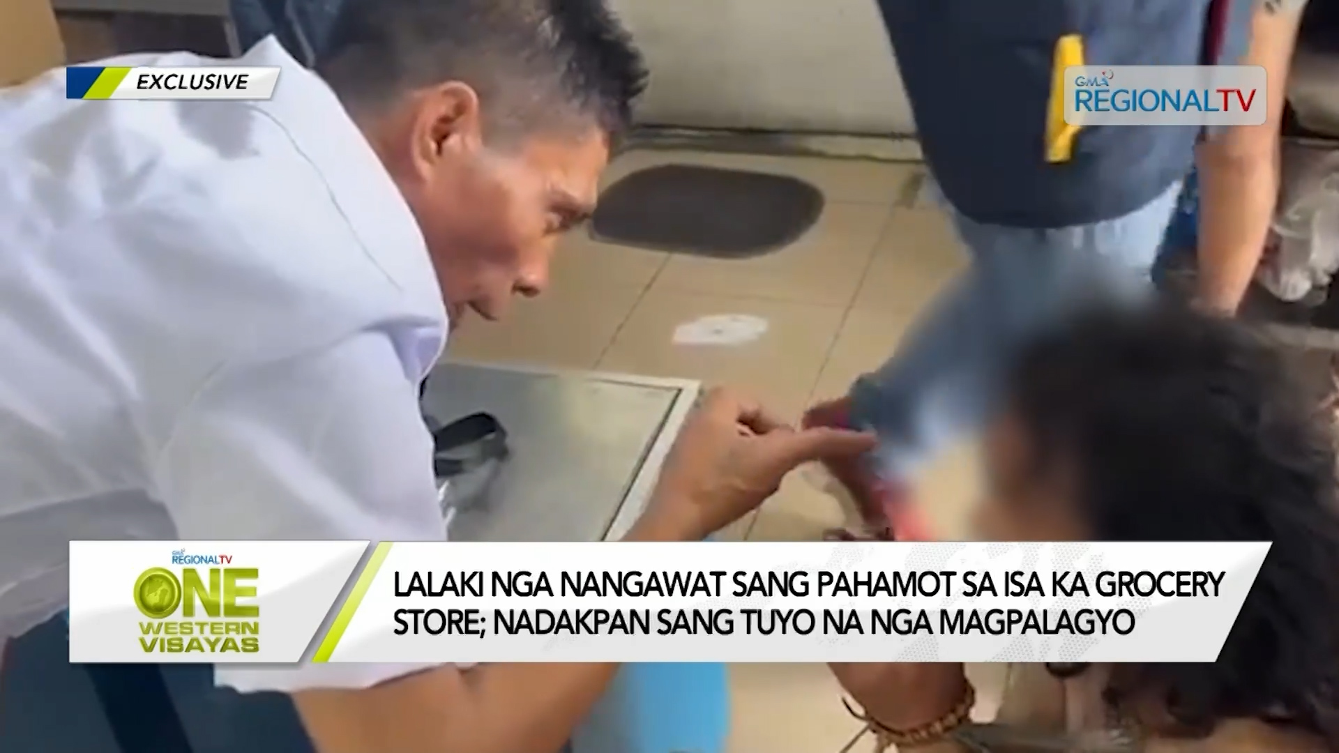 Lalaki nga nangawat sang pahamot sa isa ka grocery store; nadakpan