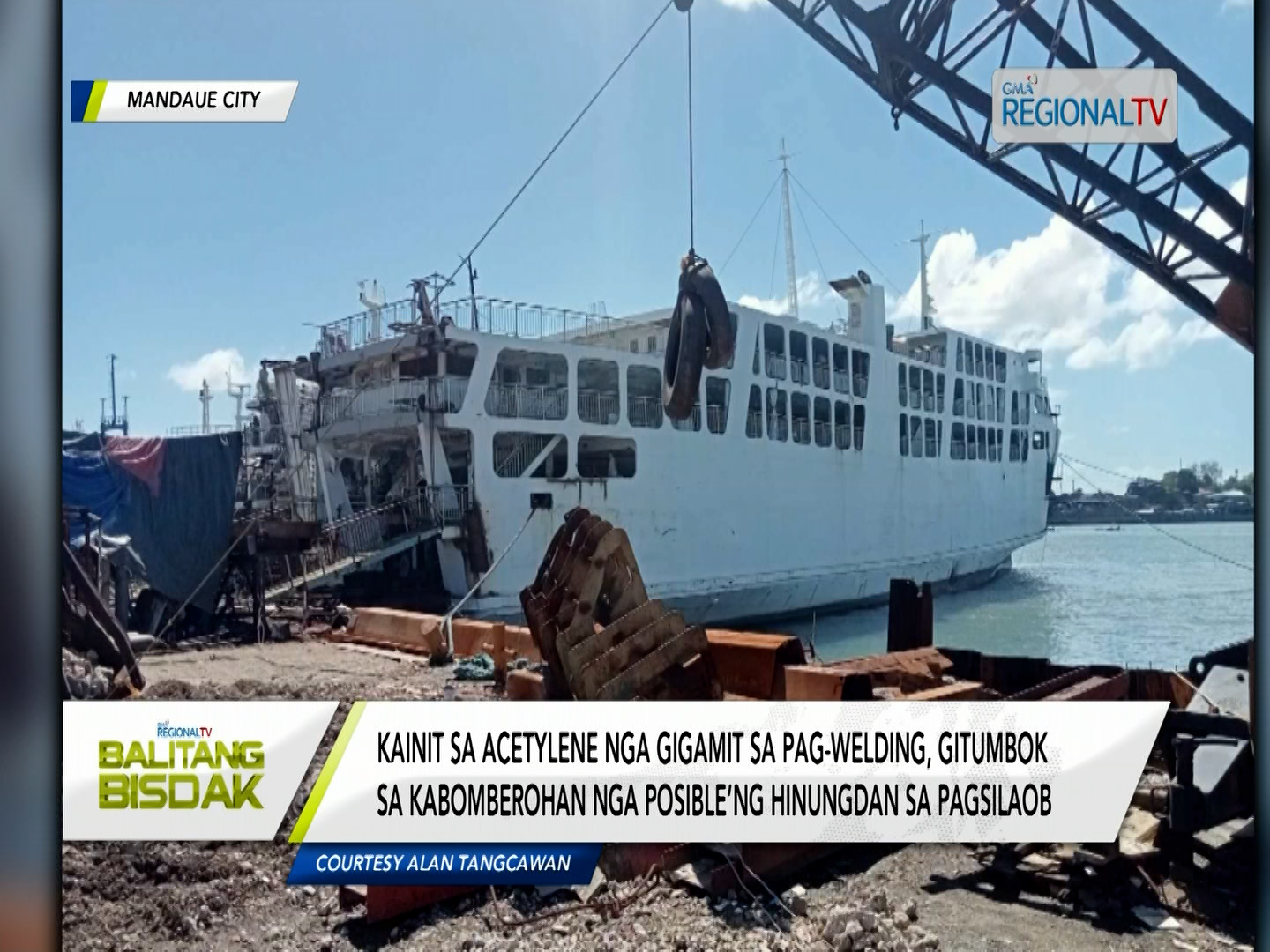 Control room sa barko, misilaob; walay naangol