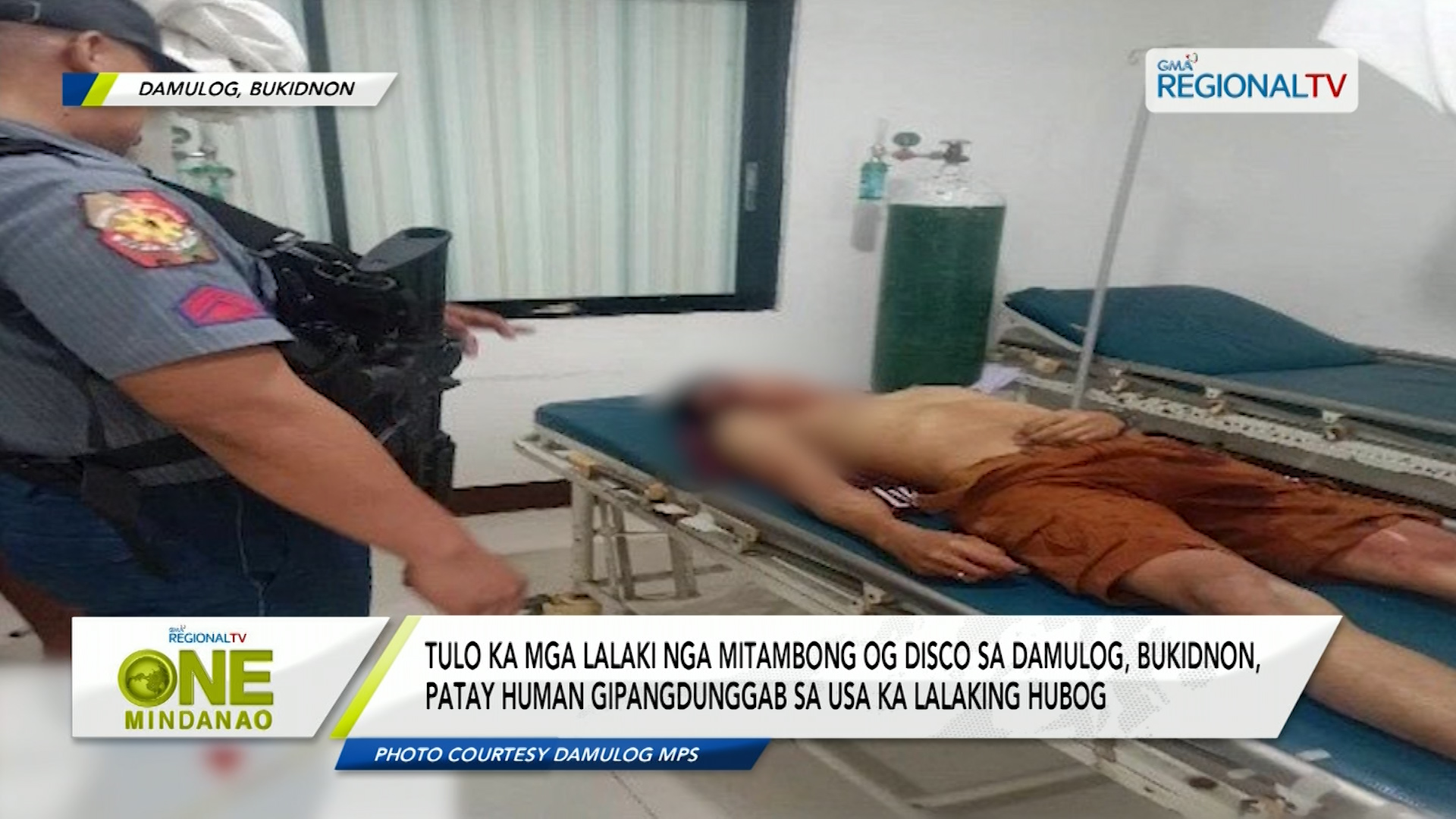 3 ka mga lalaki nga mitambong og disco sa Damulog, Bukidnon, patay human gipangdunggab