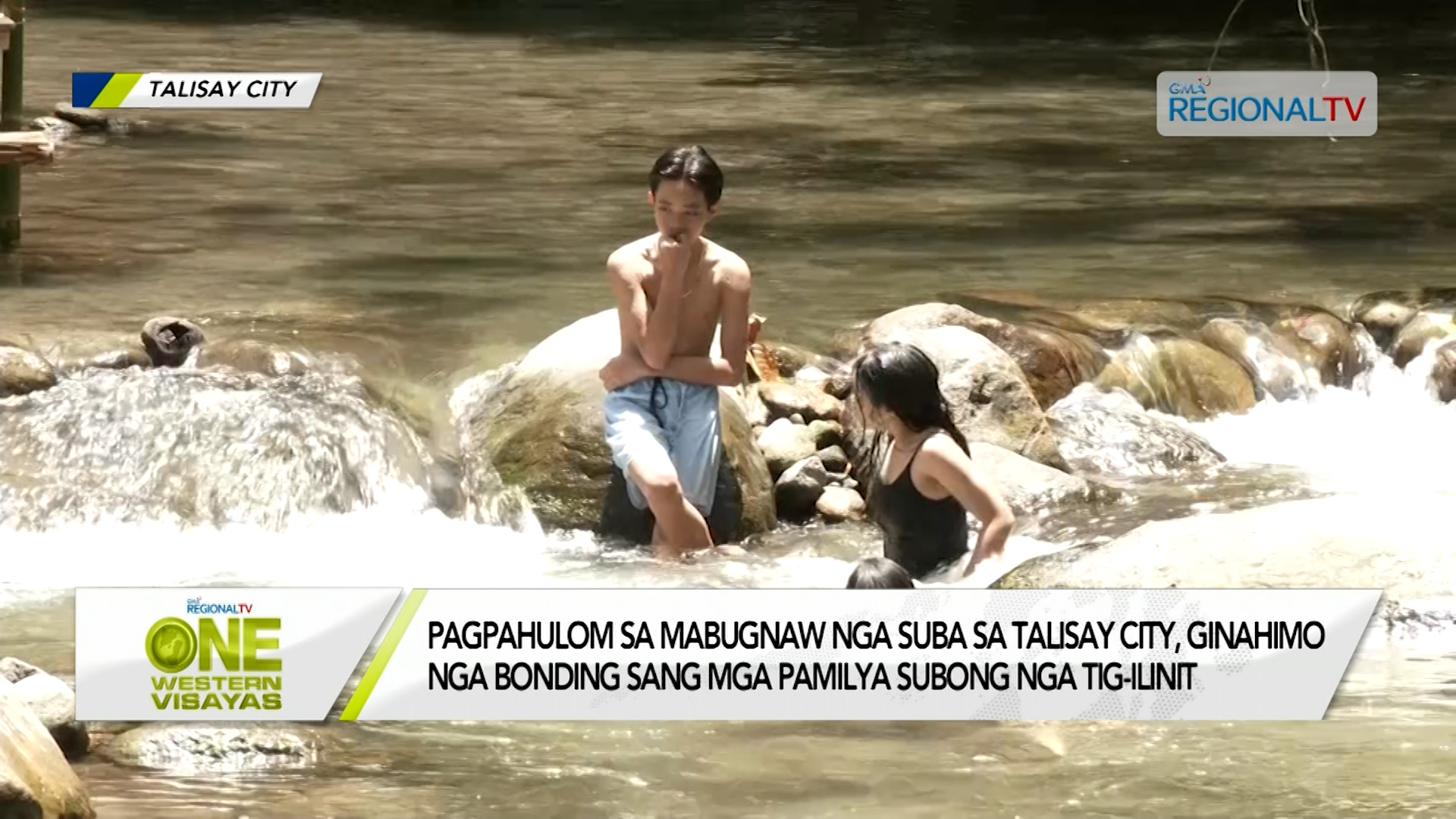 Pagpahulom sa mabugnaw nga suba sa Talisay City