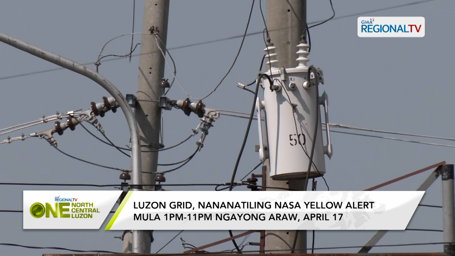 Luzon Grid, nananatiling nasa yellow alert ngayong April 17