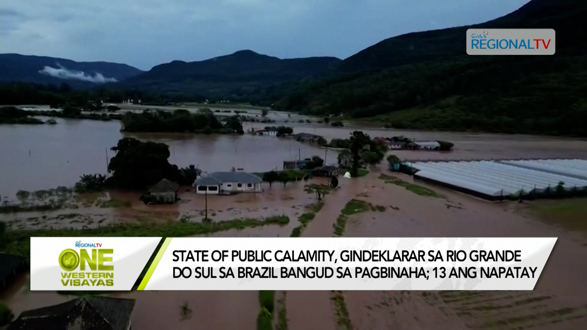State of public calamity sa Rio Grande Do Sul, Brazil bangud sa pagbinaha