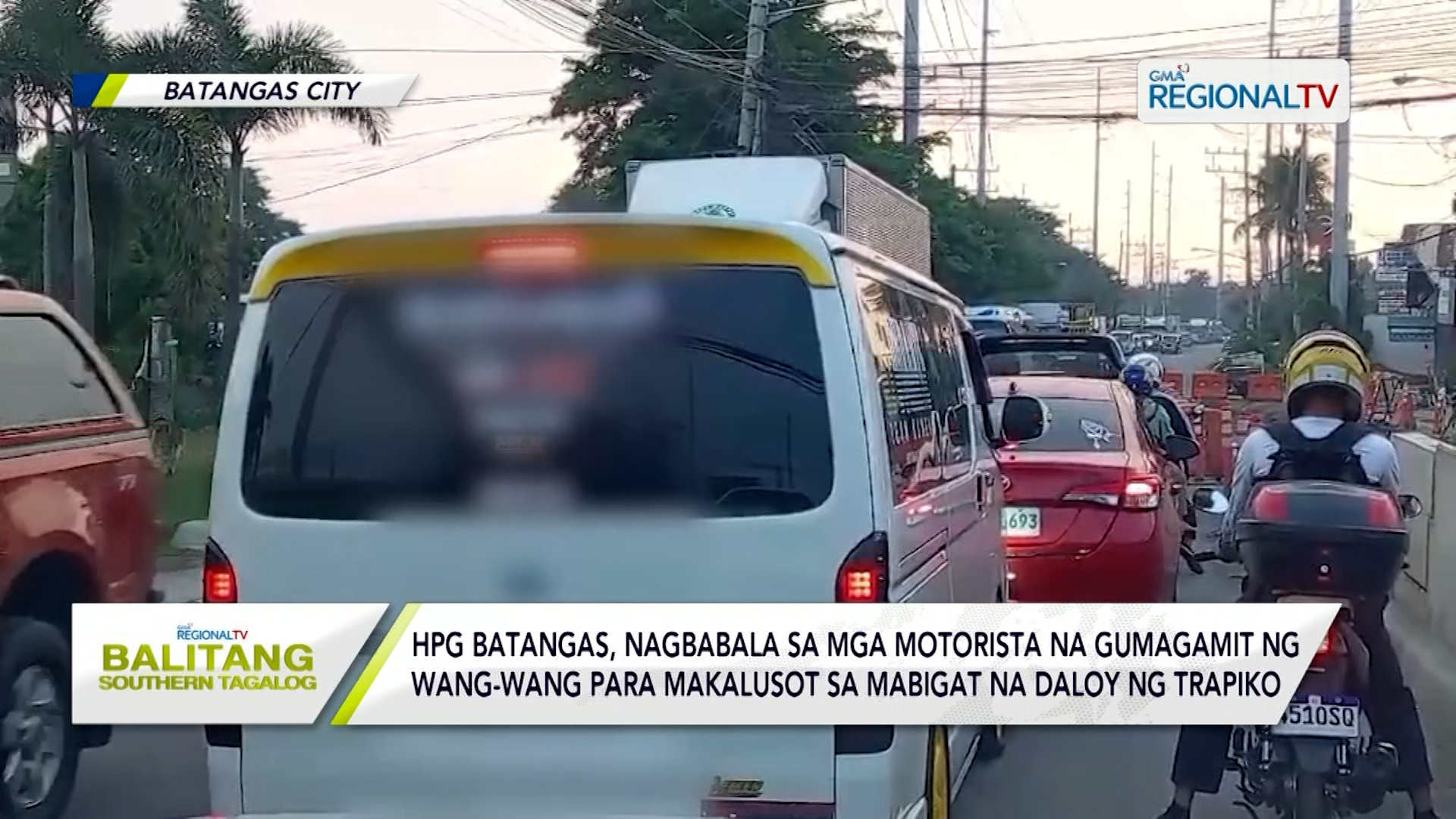 HPG Batangas, nagbabala sa mga motorista na gumagamit ng wang-wang