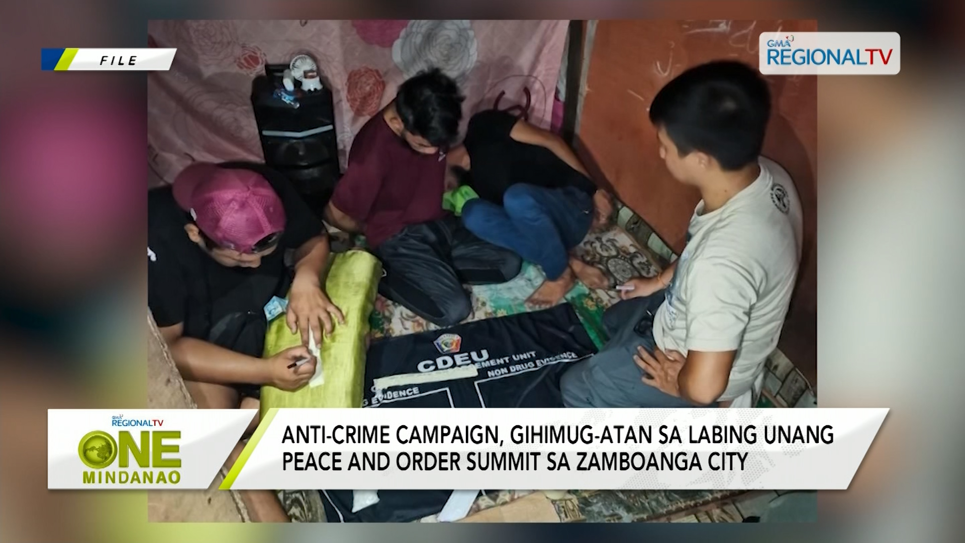 Anti-Crime Campaign, gihimug-atan sa peace and order summit sa Zamboanga City