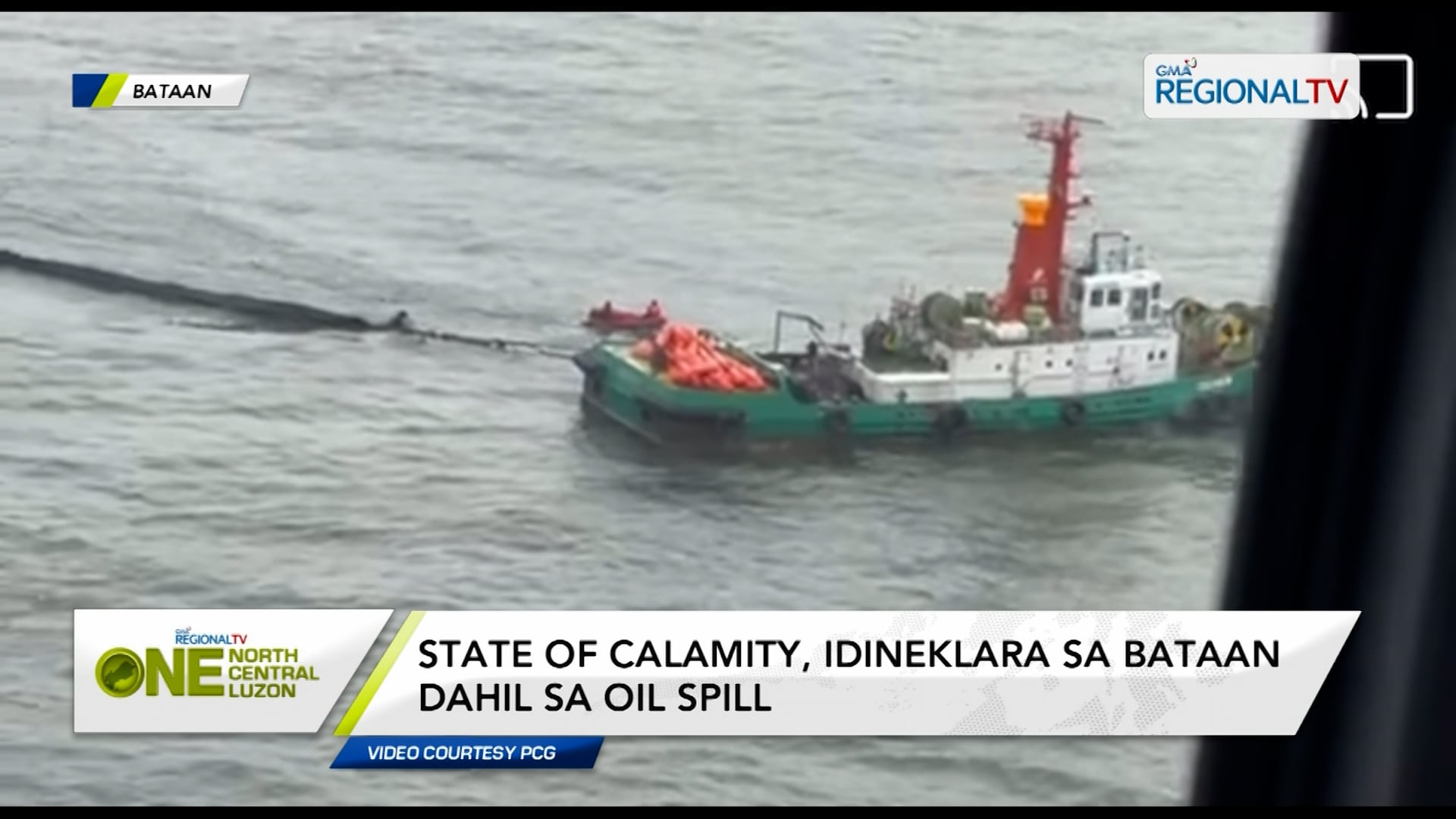 State of Calamity, idineklara sa Bataan dahil sa oil spill