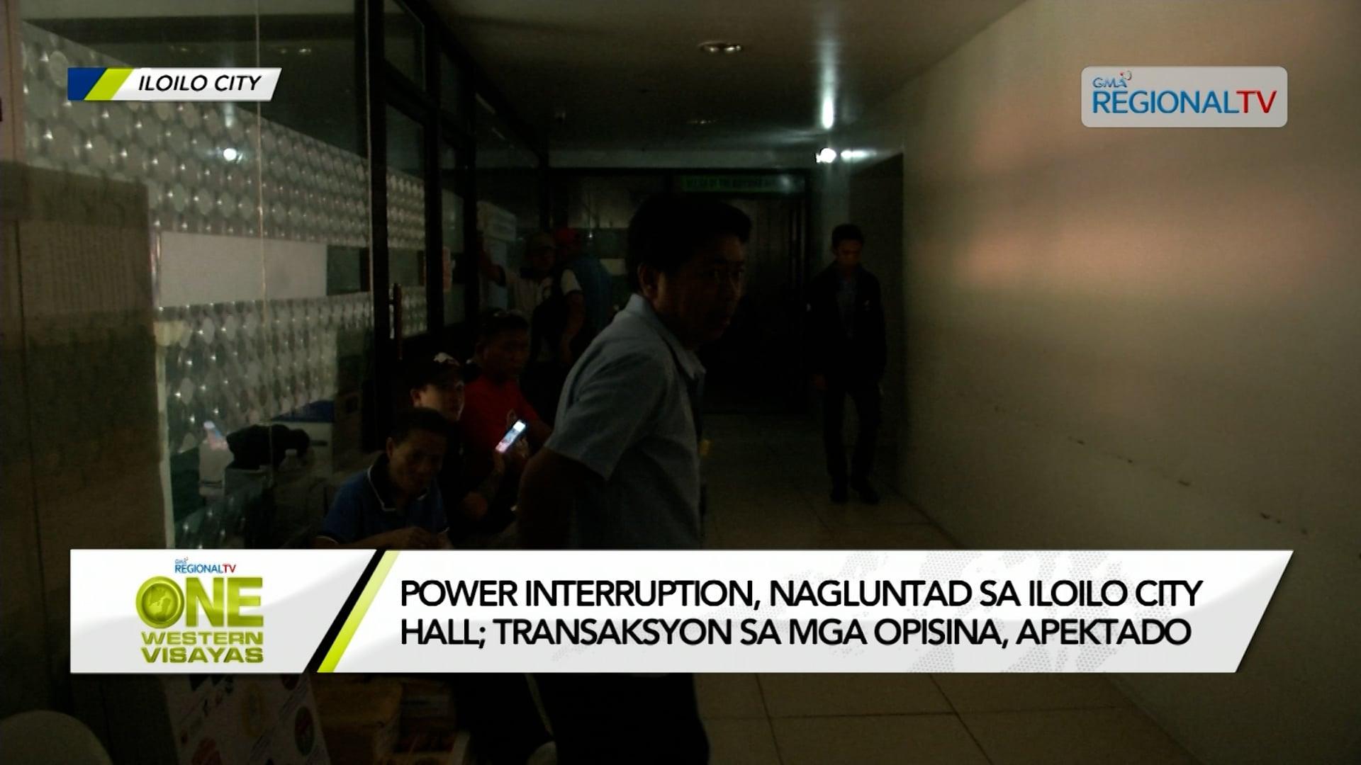 Electric system failure, nagluntad sa Iloilo City Hall