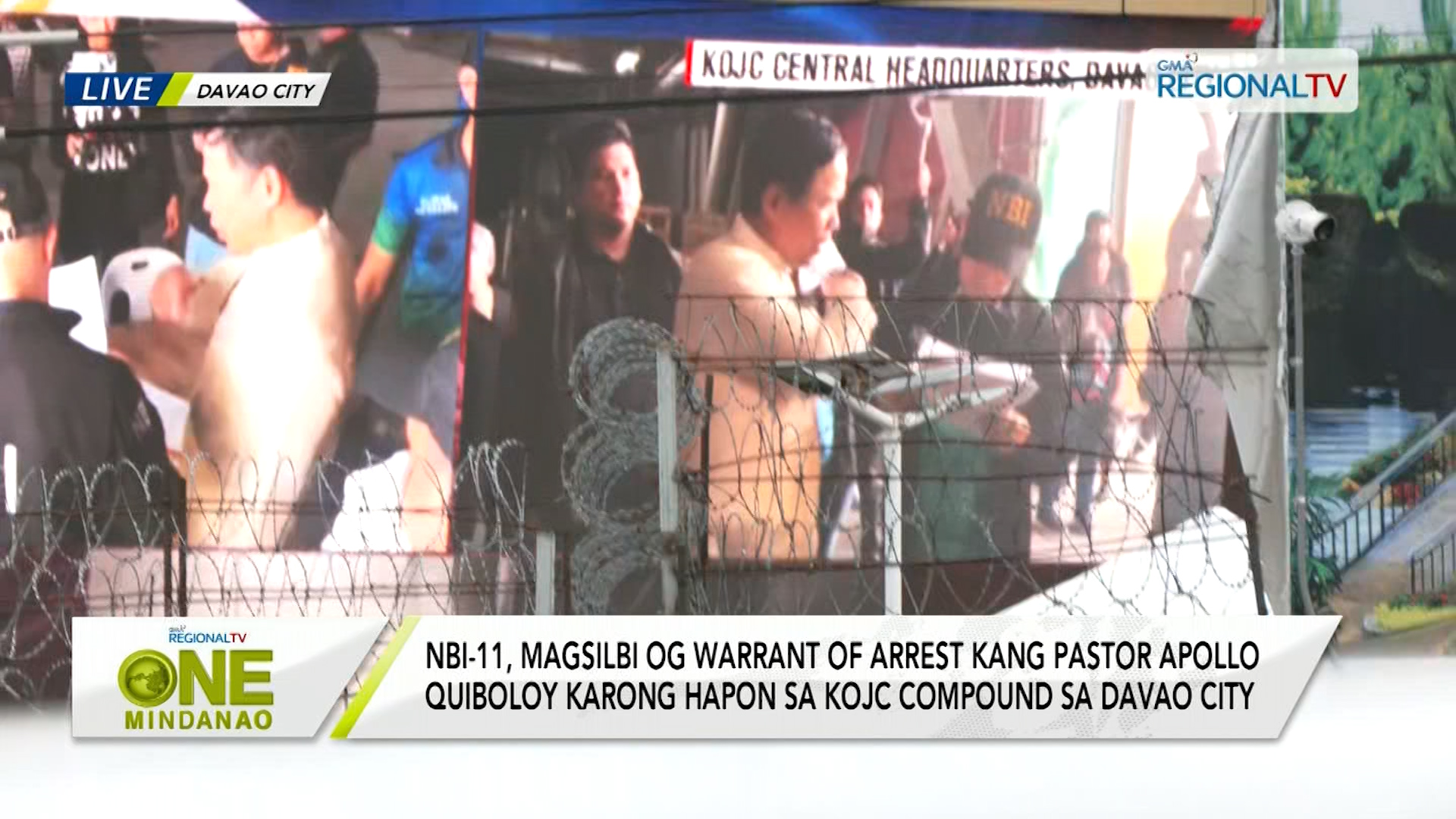 NBI-11, magsilbi og warrant of arrest kang Pastor Apollo Quiboloy