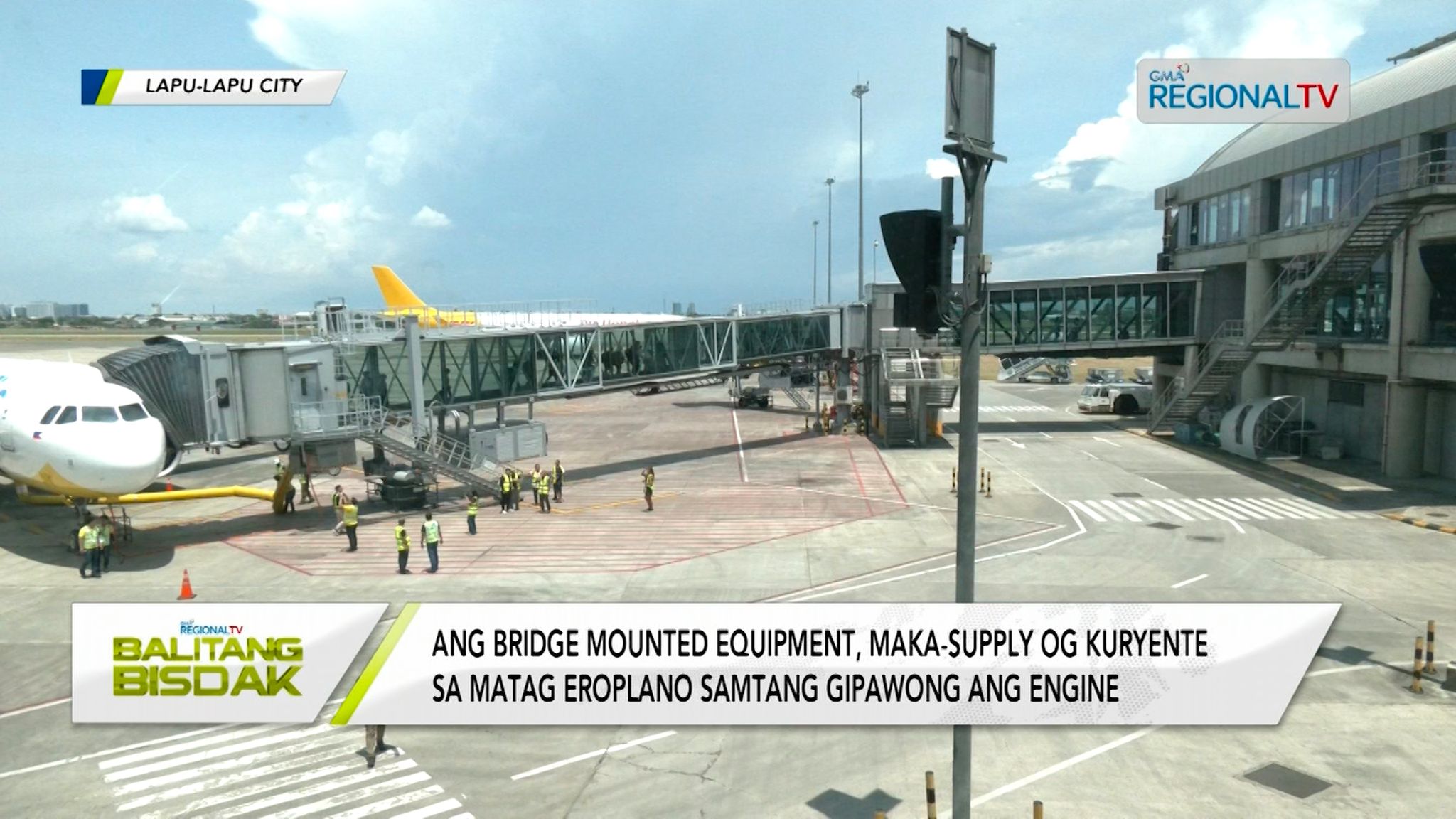 MCIA, labing unang airport nga naggamit og bridge mounted equipment