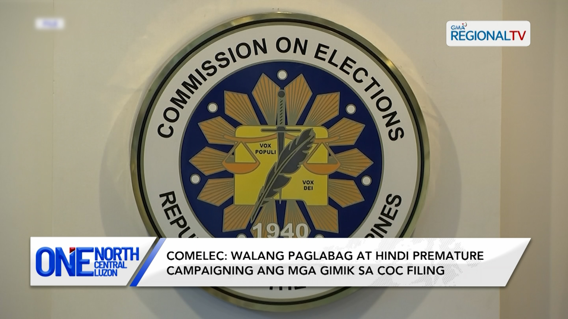 Comelec: Hindi premature campaigning ang mga gimik sa COC Filing