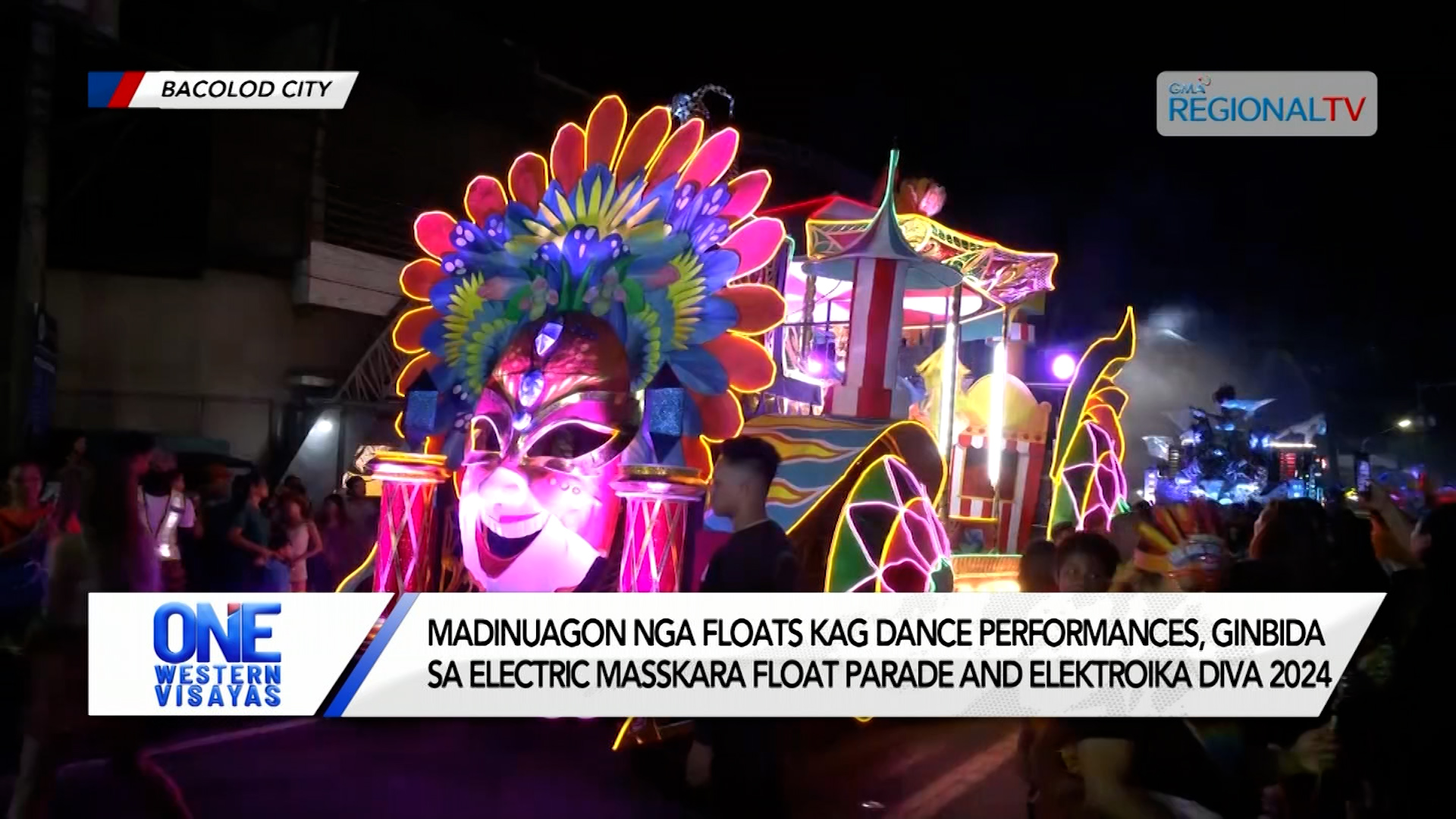 Madinuagon nga Electric Masskara Float Parade and Elektroika Diva 2024